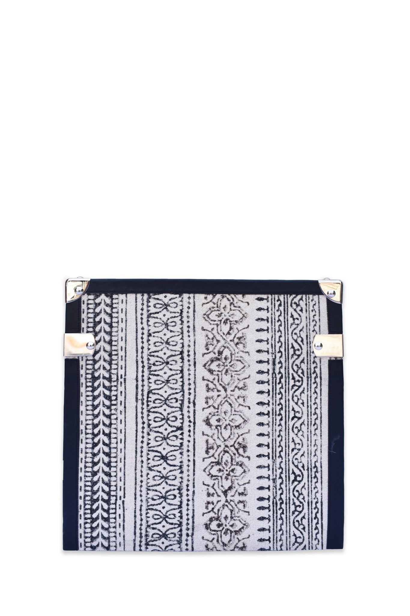 MYSTERY TRUNK - PRINTED FABRIC WITH LEATHER - ART AVENUE