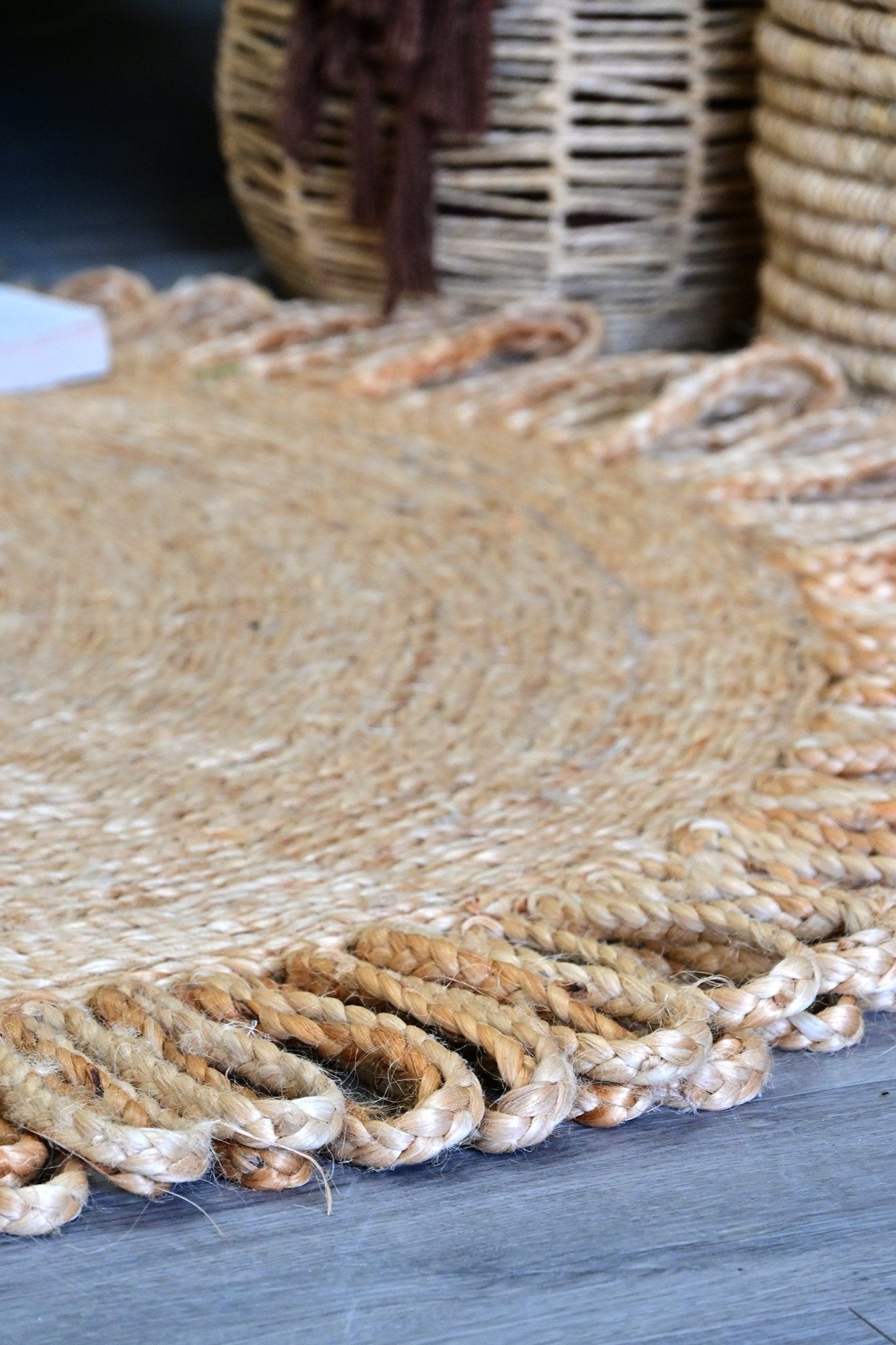 DESIRE - ROUND JUTE RUG - ART AVENUE