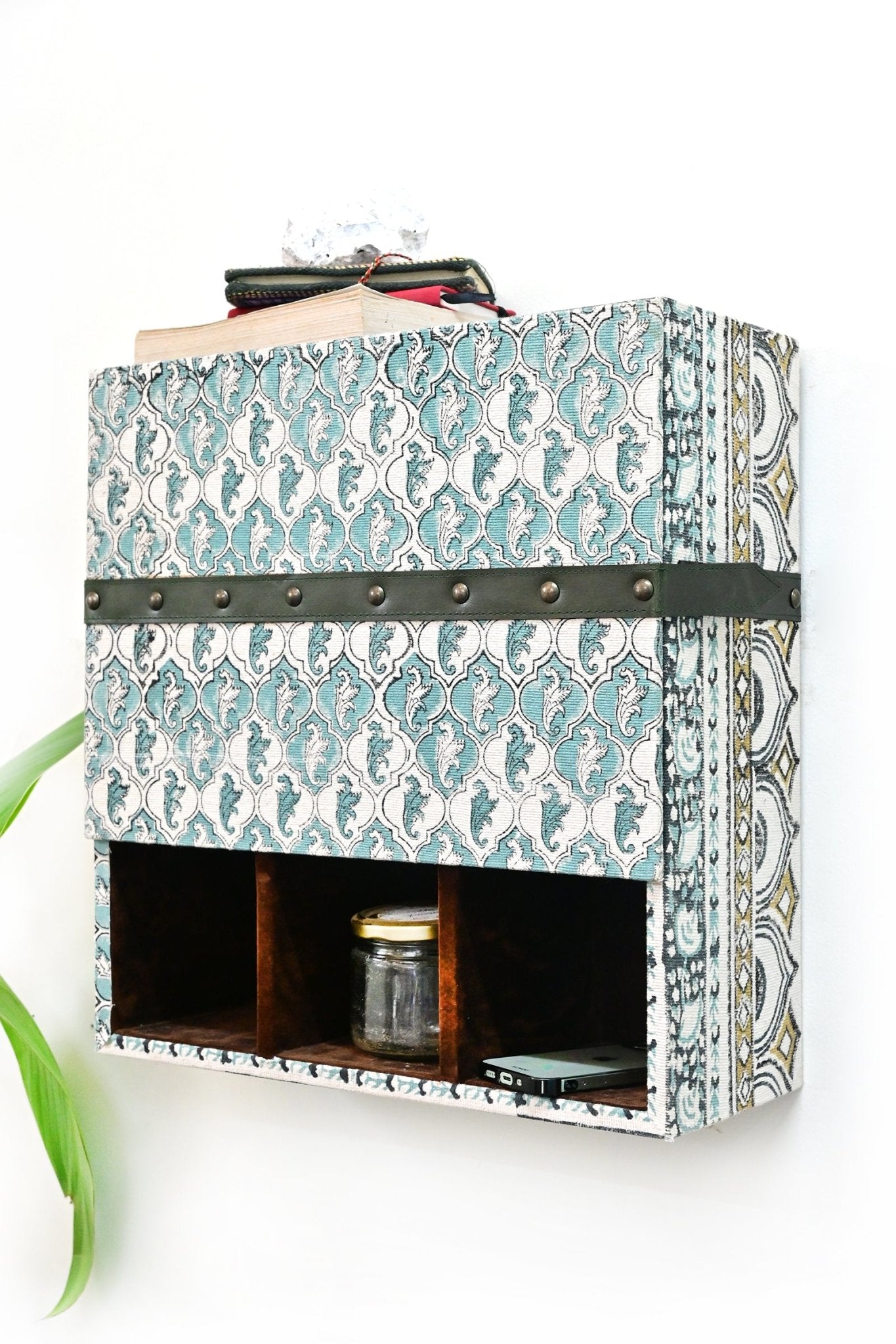 AQUA - COTTON PRINTED WALL CABINET - ART AVENUE
