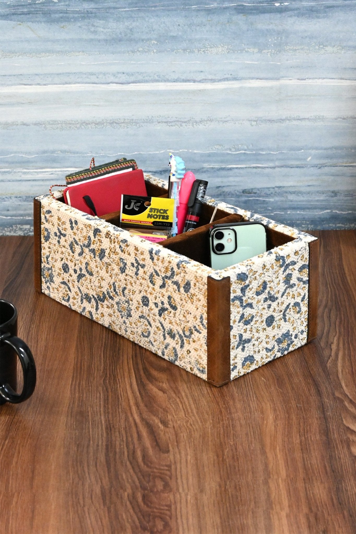 BERGER - COTTON PRINTED CABINET FOR DESK ACCESSORIES - ART AVENUE