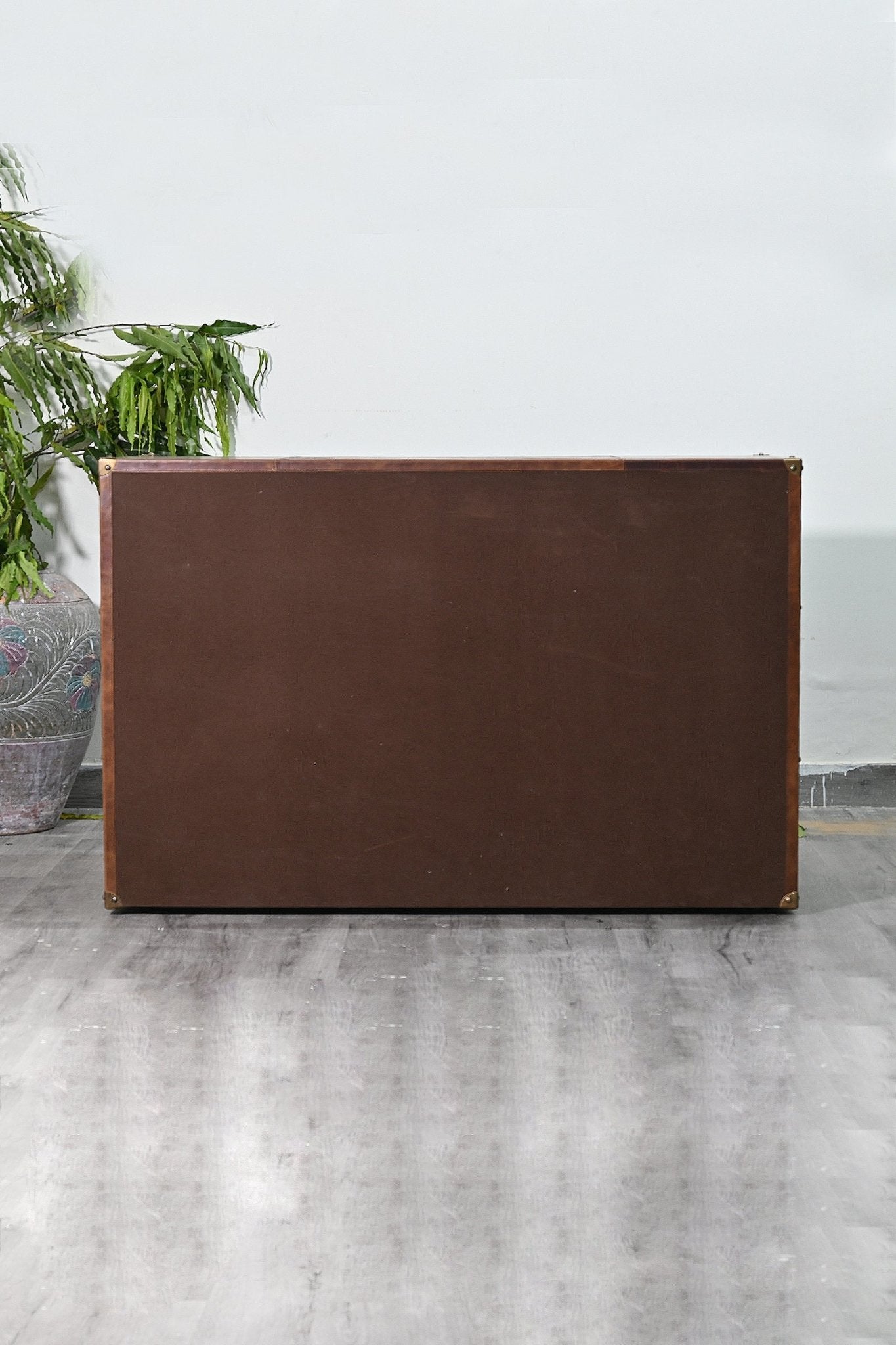 ZENOBIA CHEST OF DRAWERS - KILIM AND LEATHER - ART AVENUE