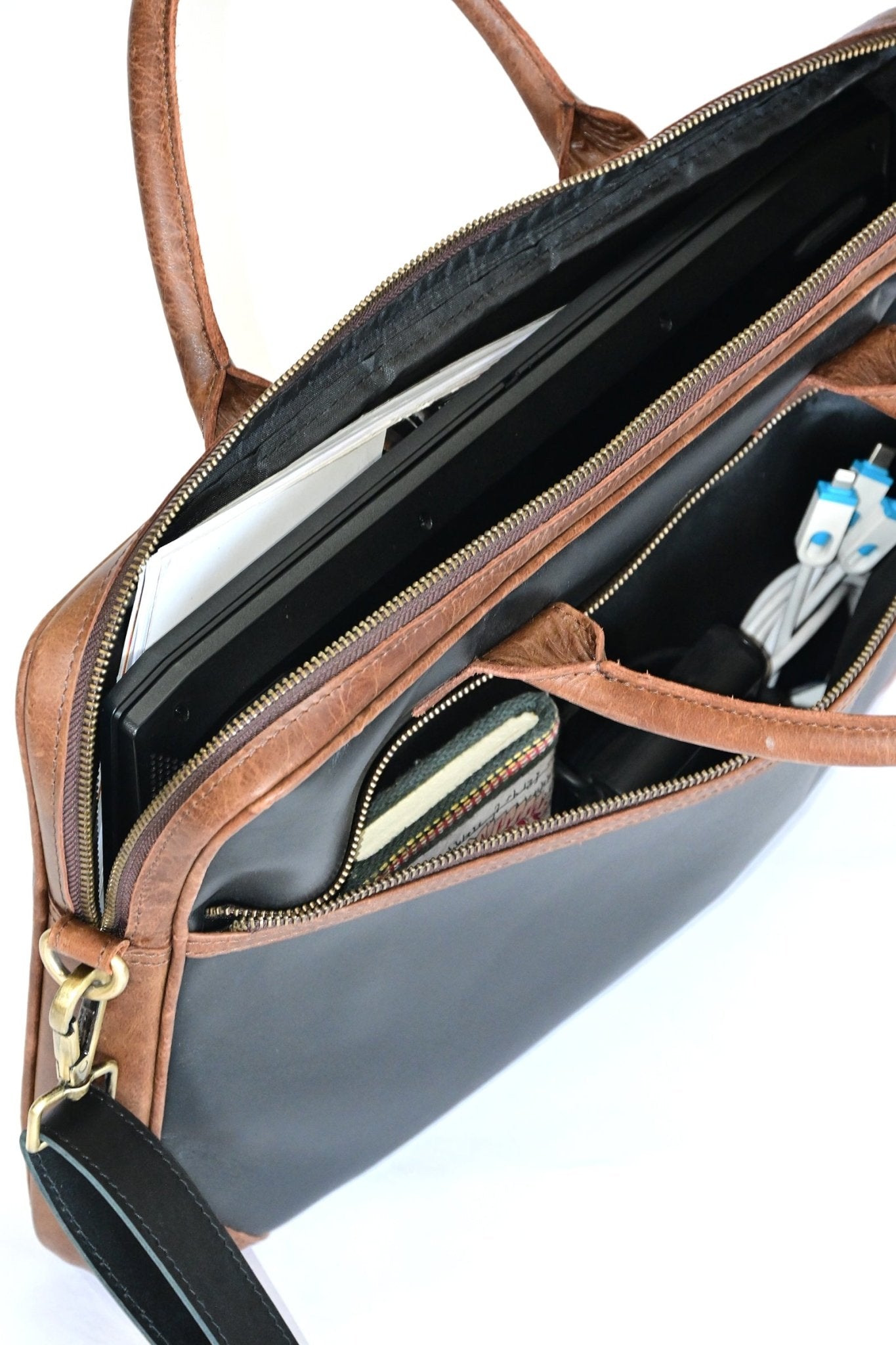 ALITE - LEATHER LAPTOP BAG - ART AVENUE