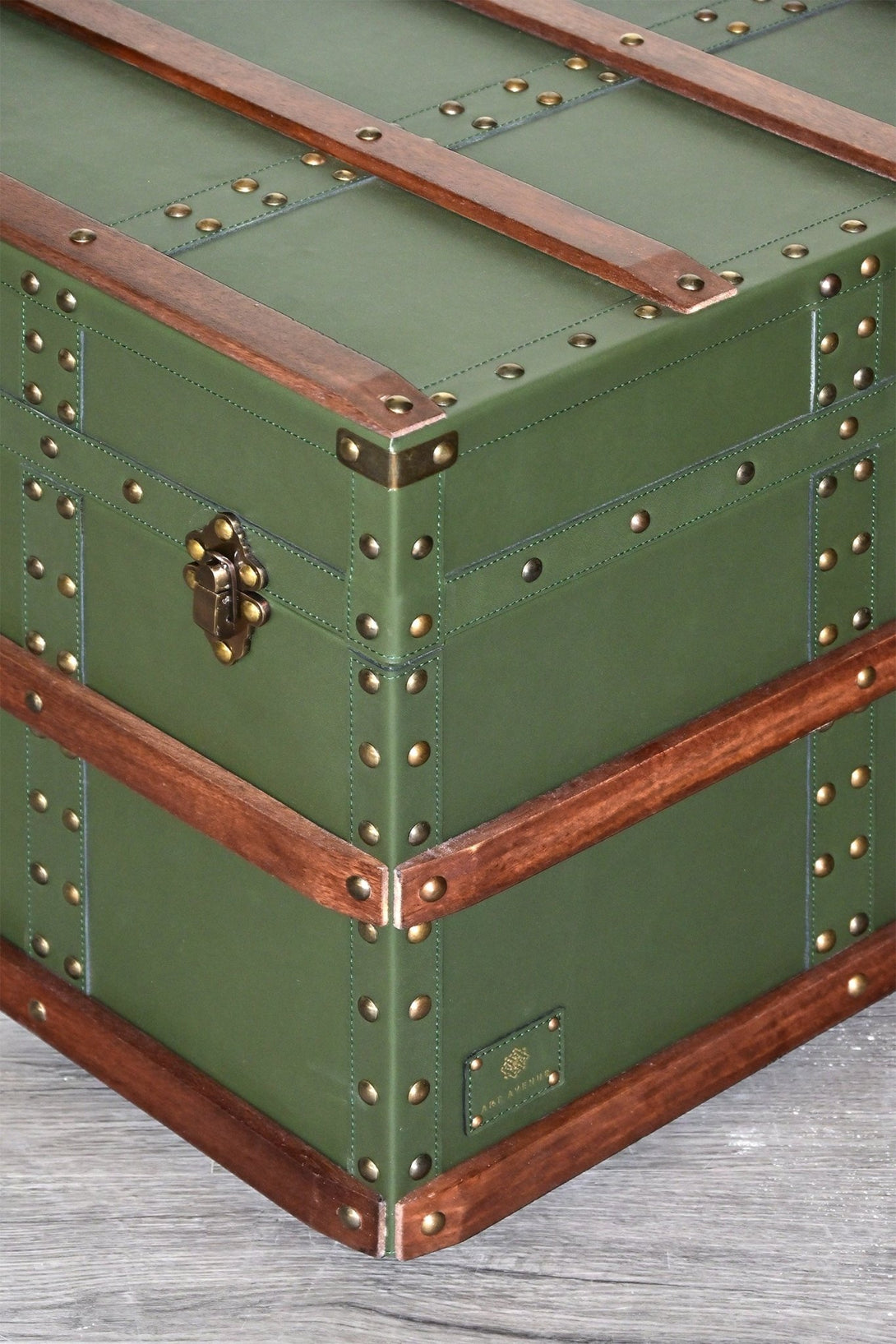DIVINE - BED END LEATHER TRUNK - ART AVENUE