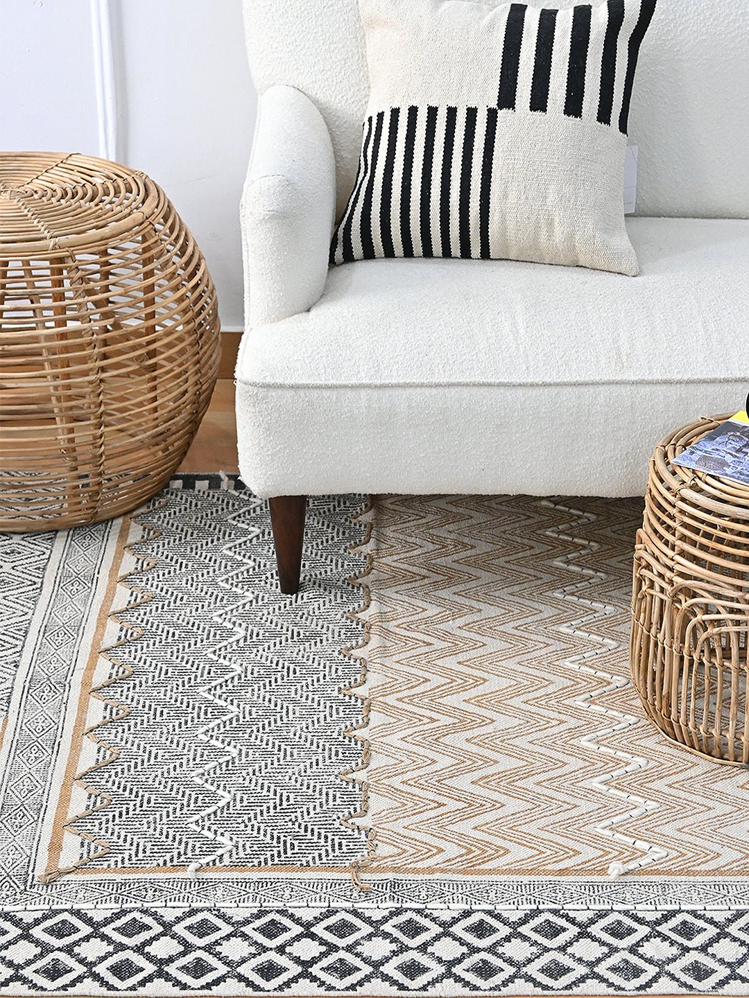 ODYSSEY - BLOCK PRINTED RUG - ART AVENUE