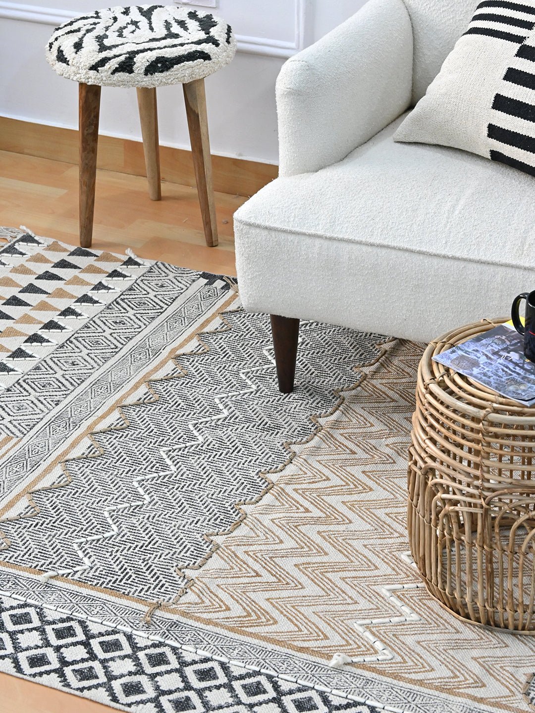 ODYSSEY - BLOCK PRINTED RUG - ART AVENUE
