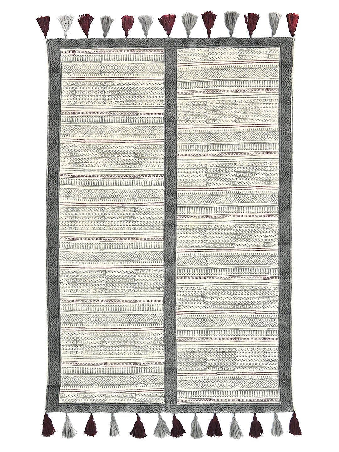 SACRED - BLOCK PRINTED RUG - ART AVENUE