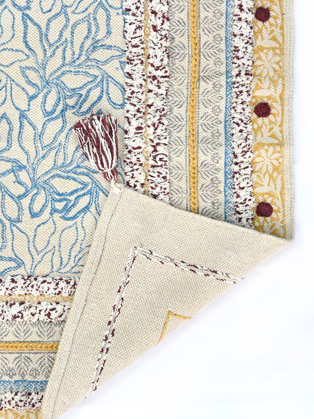 CARNATION - BLOCK PRINTED RUG - ART AVENUE