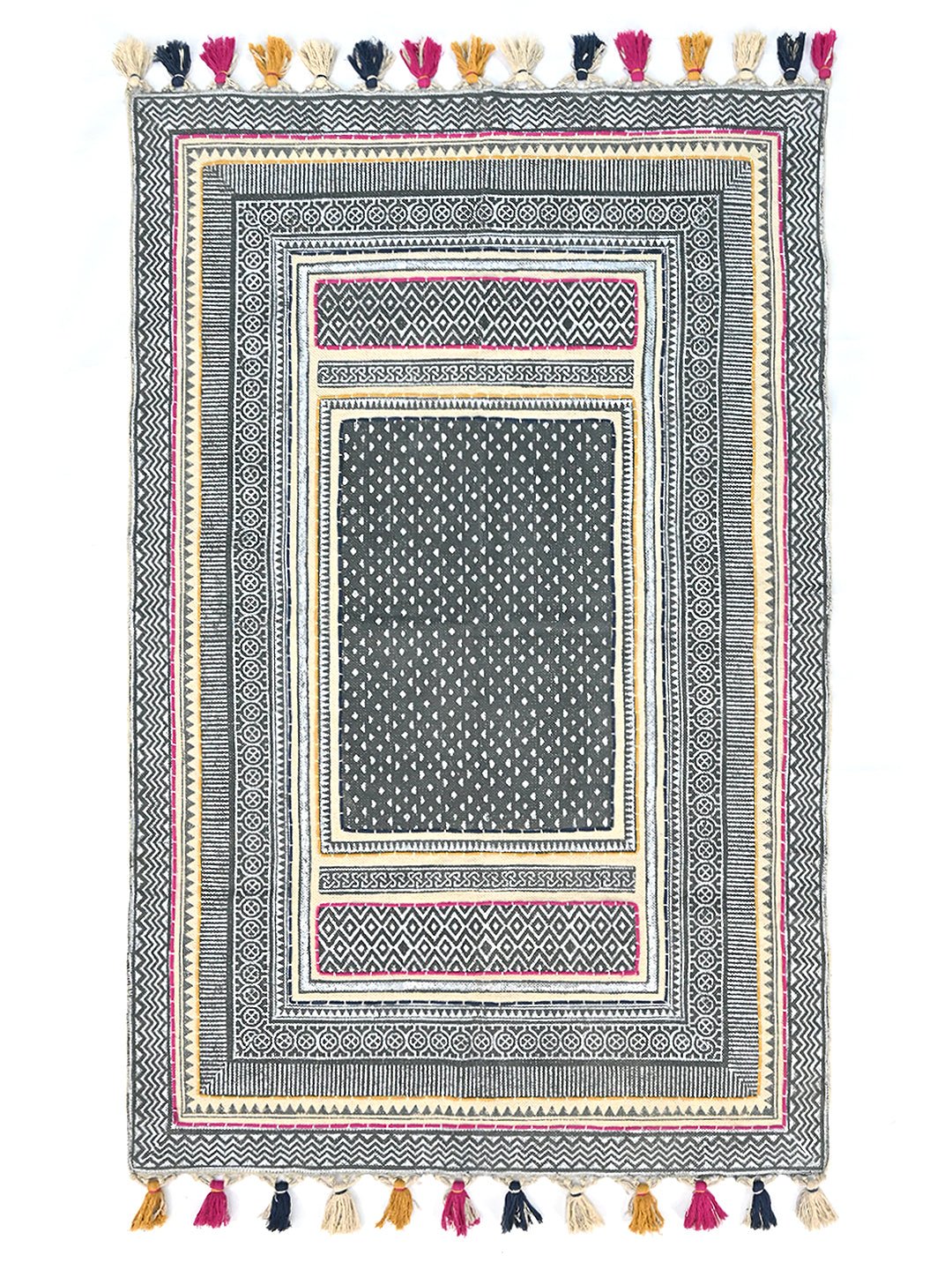 AVRIL - BLOCK PRINT RUG - ART AVENUE