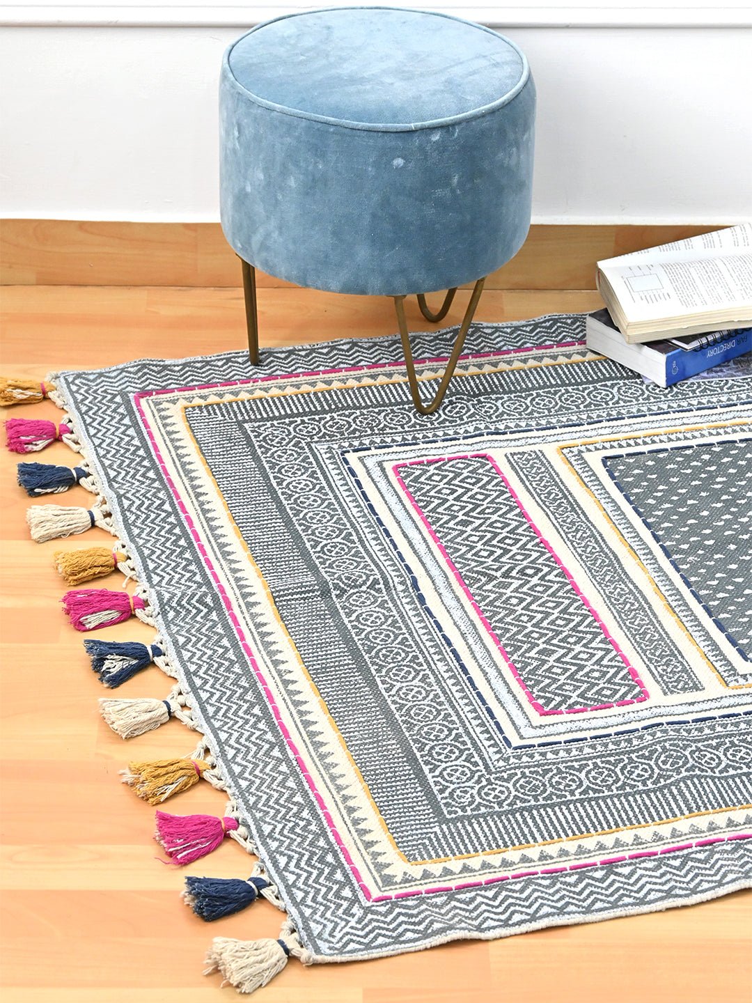 AVRIL - BLOCK PRINT RUG - ART AVENUE