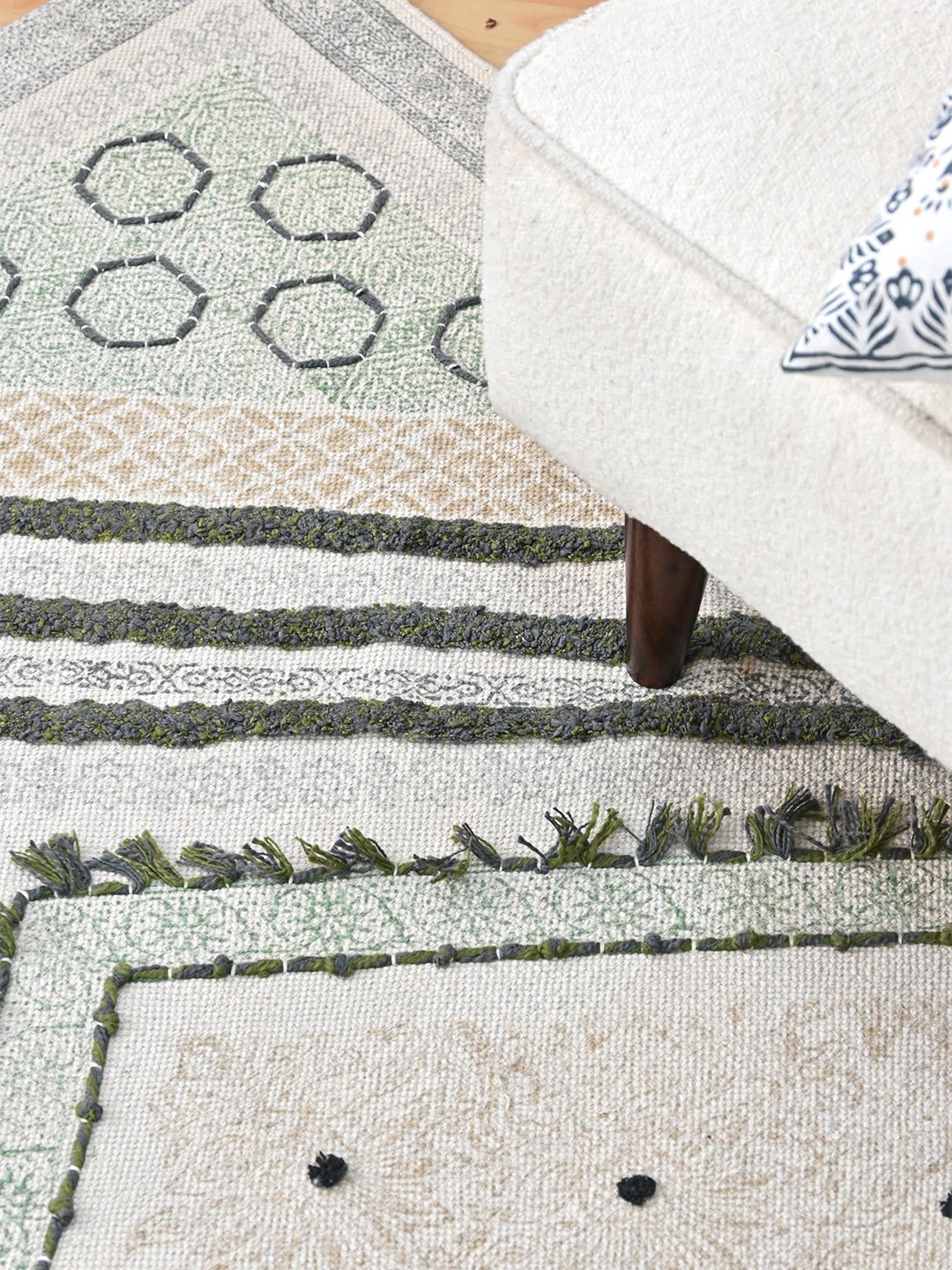 CARTERA - BLOCK PRINTED RUG - ART AVENUE