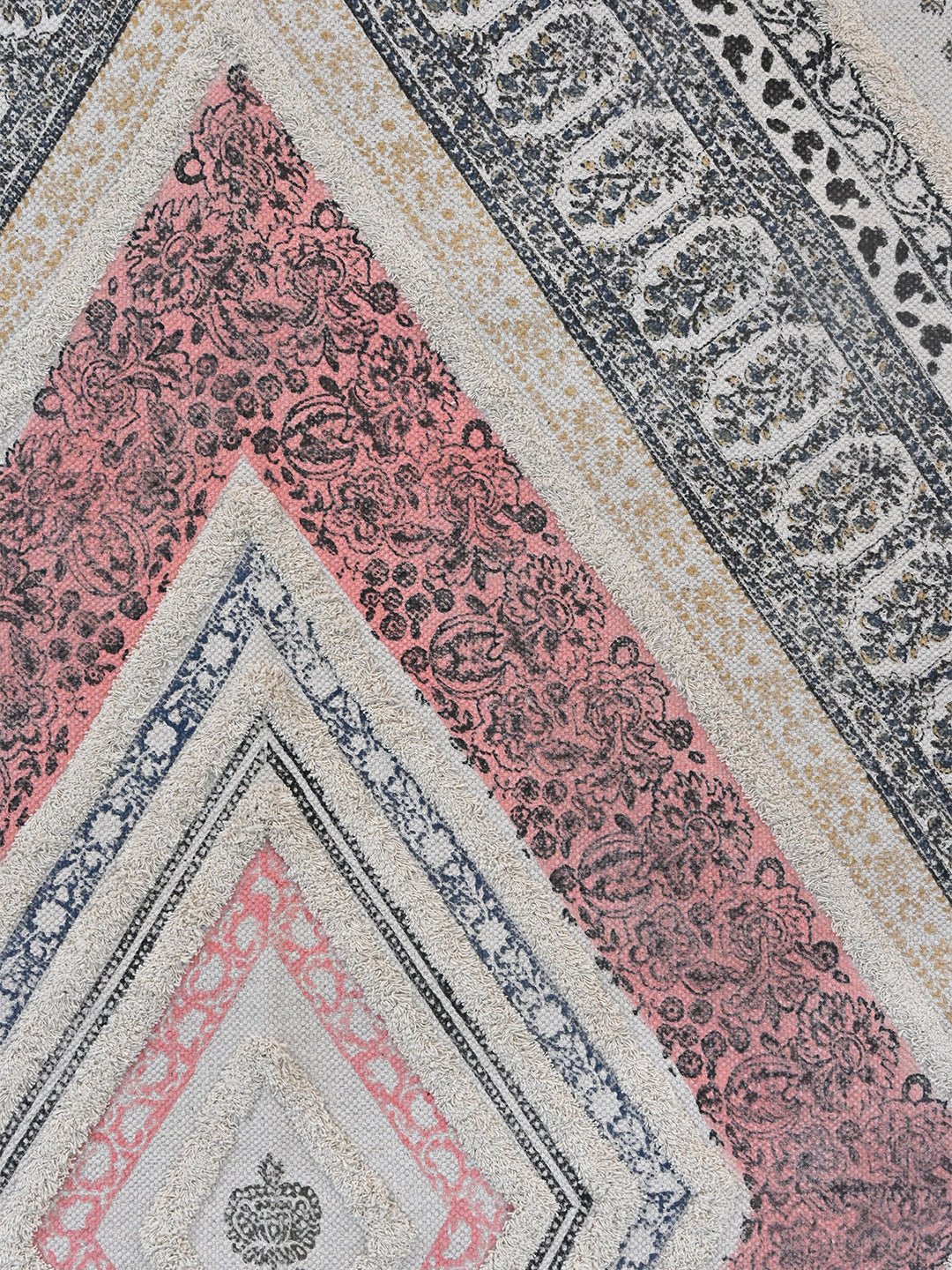 ALWAR - BLOCK PRINTED RUG - ART AVENUE