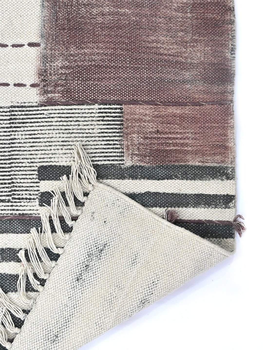 KHERWA - BLOCK PRINTED RUG - ART AVENUE