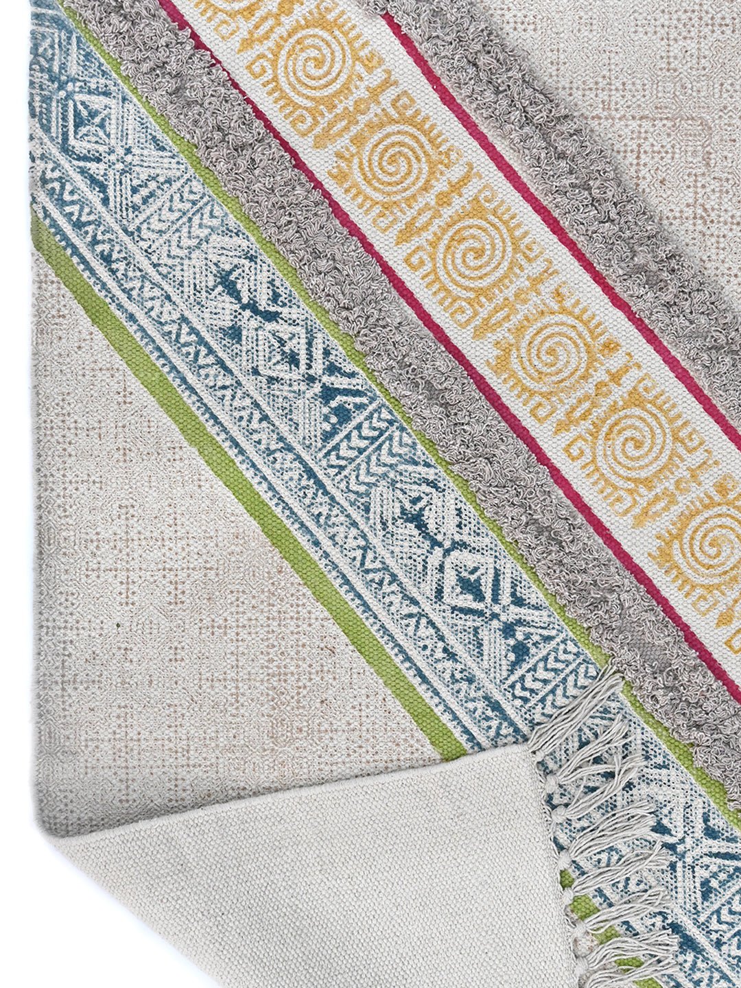 ADAH - BLOCK PRINTED RUG - ART AVENUE