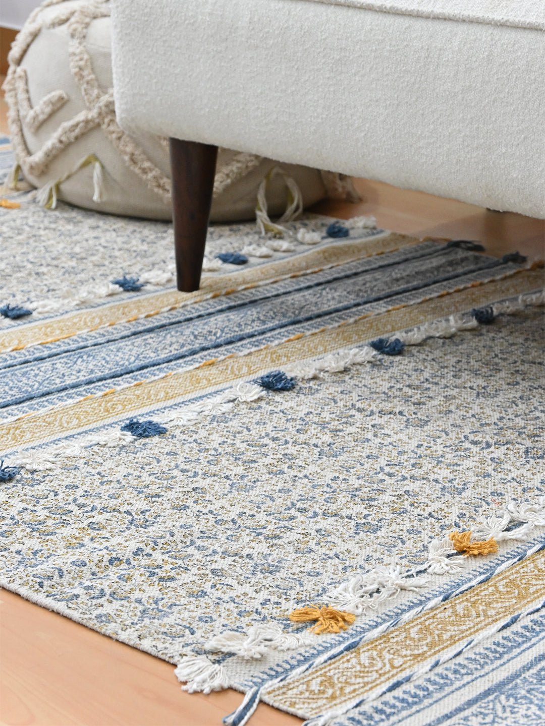 CAHIER - BLOCK PRINTED RUG - ART AVENUE