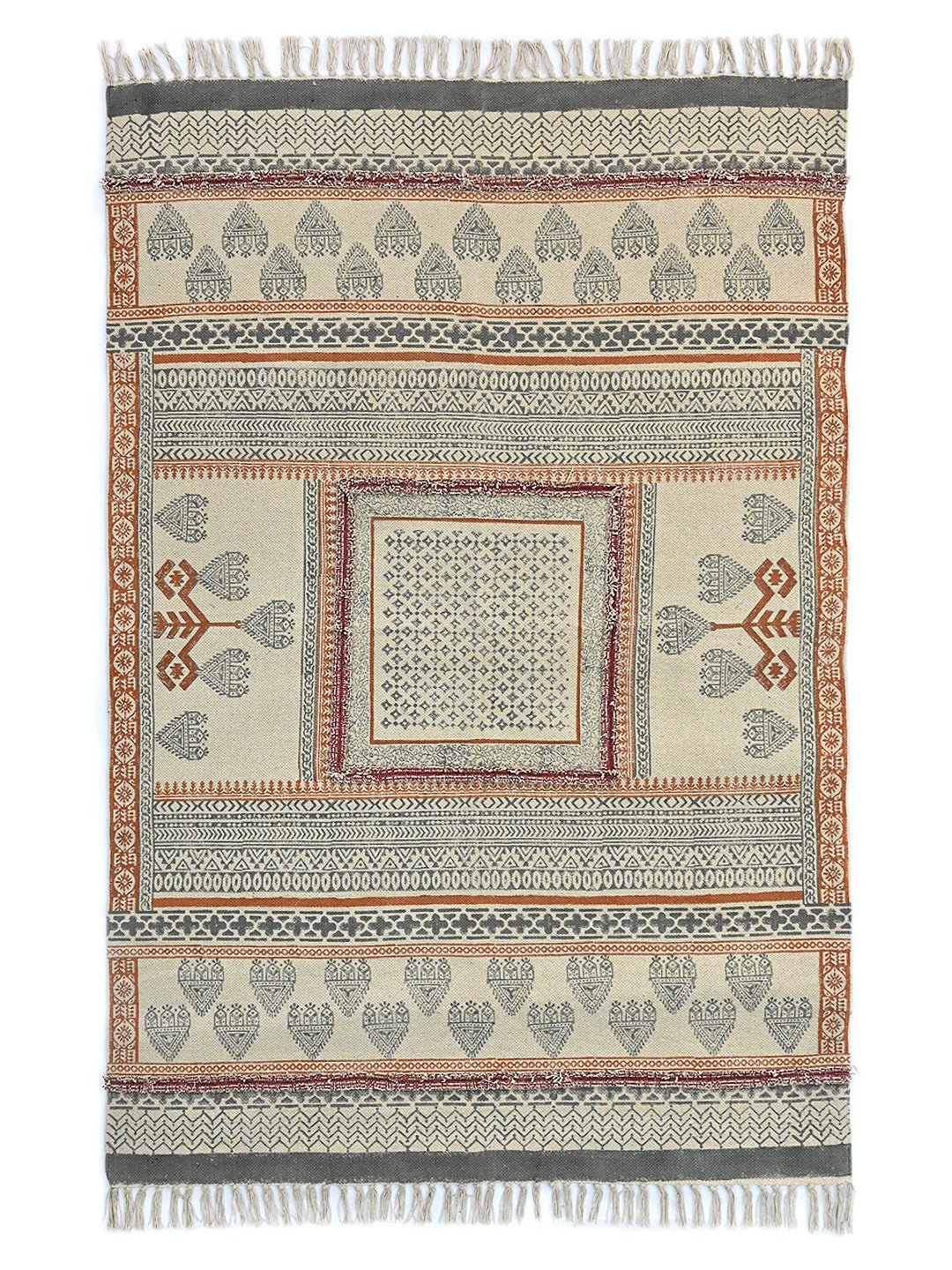 LANCET - BLOCK PRINTED RUG - ART AVENUE
