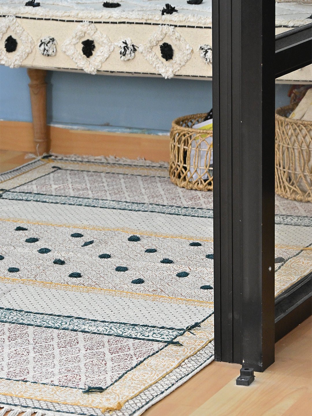 AIDEN - BLOCK PRINTED RUG - ART AVENUE