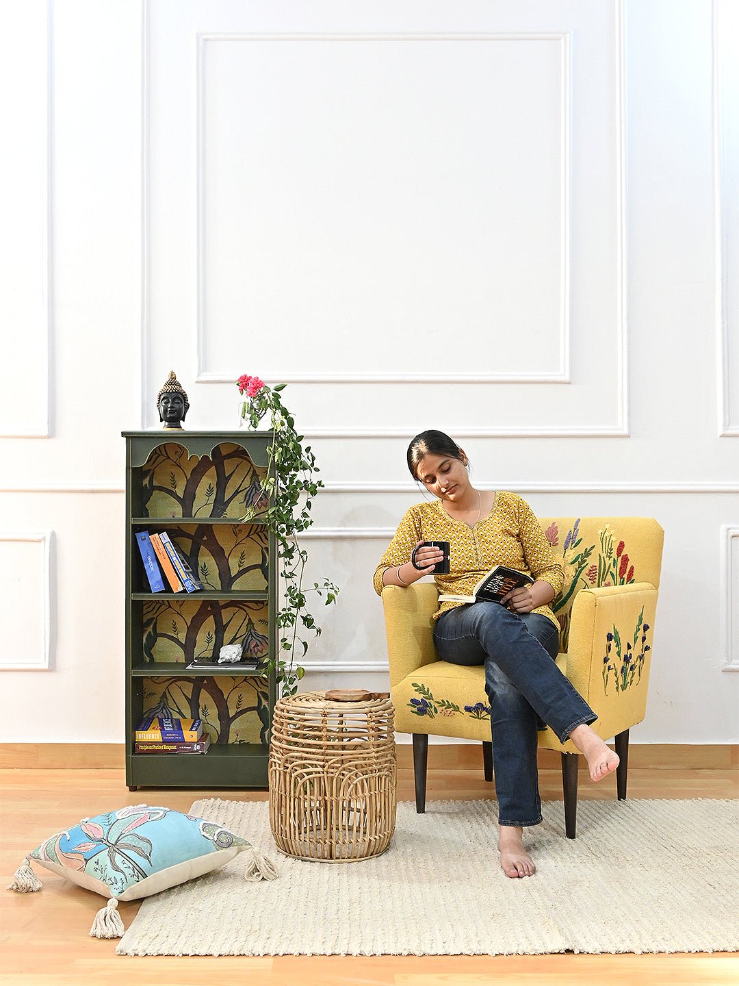 SPIREA - LEATHER STORAGE SHELF - ART AVENUE