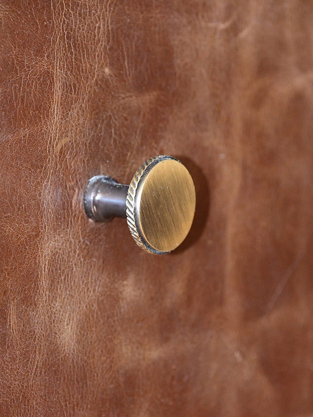 TARINI - LEATHER AND KILIM WARDROBE - ART AVENUE