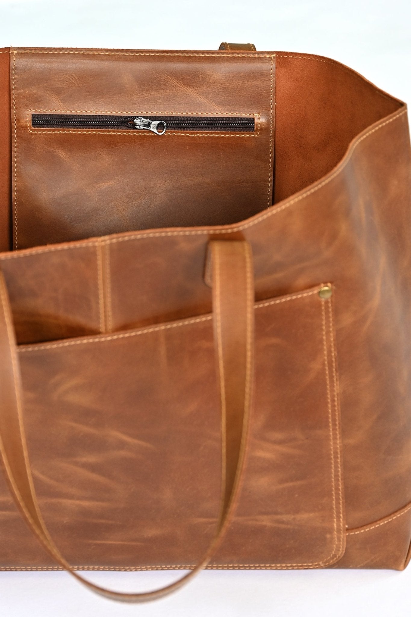 KELLY - LEATHER HAND BAG - ART AVENUE