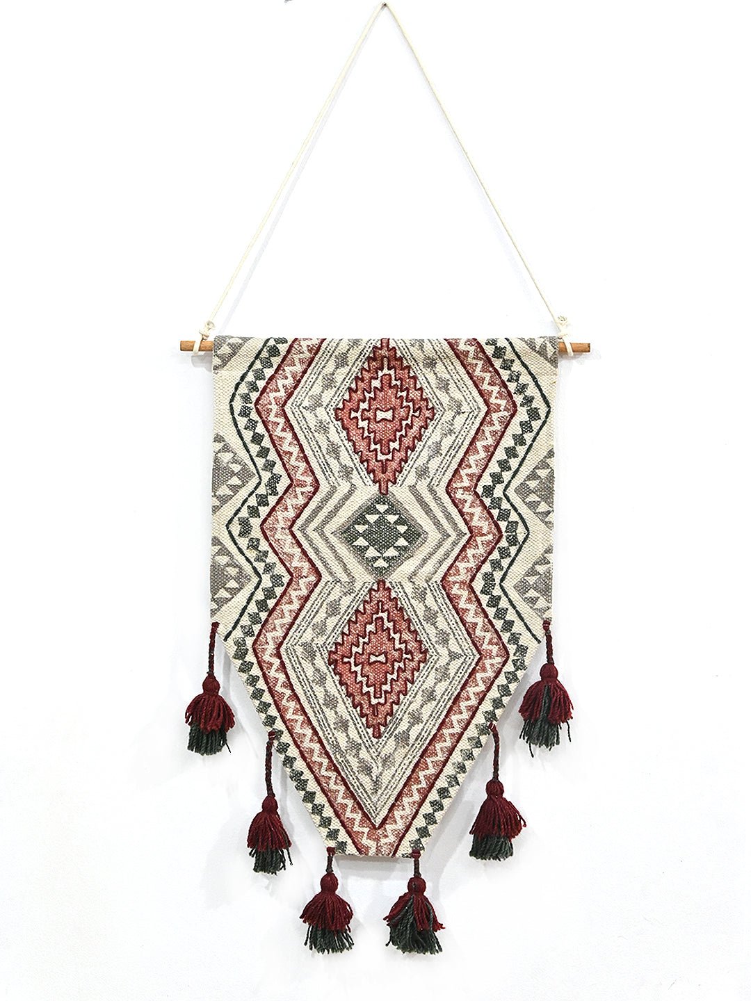 AZILAL - COTTON BLOCK PRINTED WALL HANGING - ART AVENUE