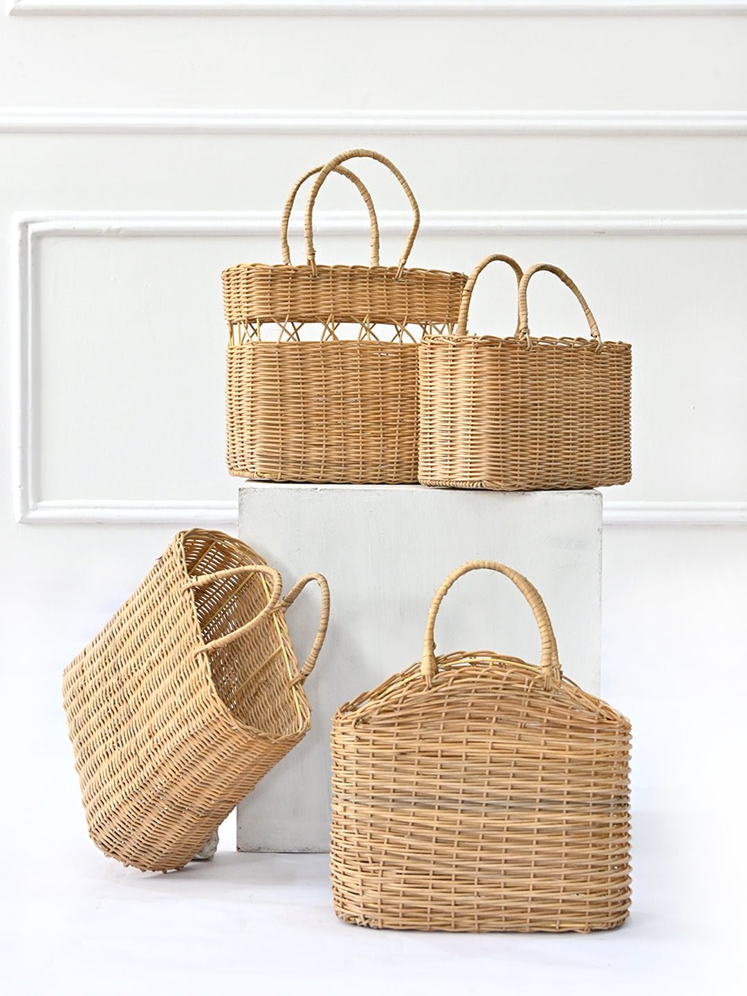 PERUVIAN -MULTIPURPOSE BAMBOO BASKET & TOKRI - ART AVENUE