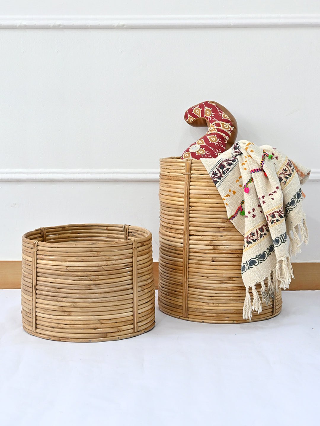 CLARA - MULTIPURPOSE BAMBOO BASKET - ART AVENUE