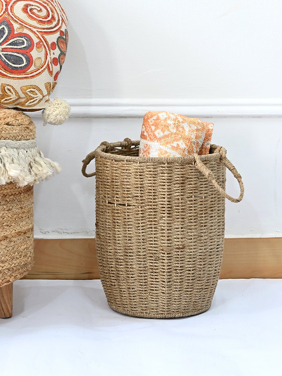 OVATE - MULTIPURPOSE JUTE BASKET - ART AVENUE