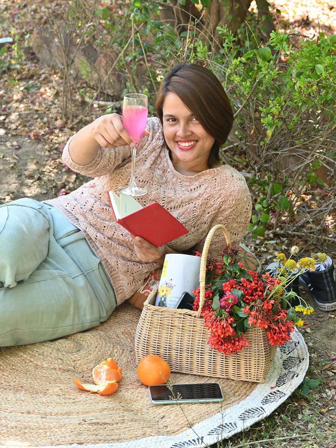 DRACEANA - MULTIPURPOSE JUTE BASKET - ART AVENUE