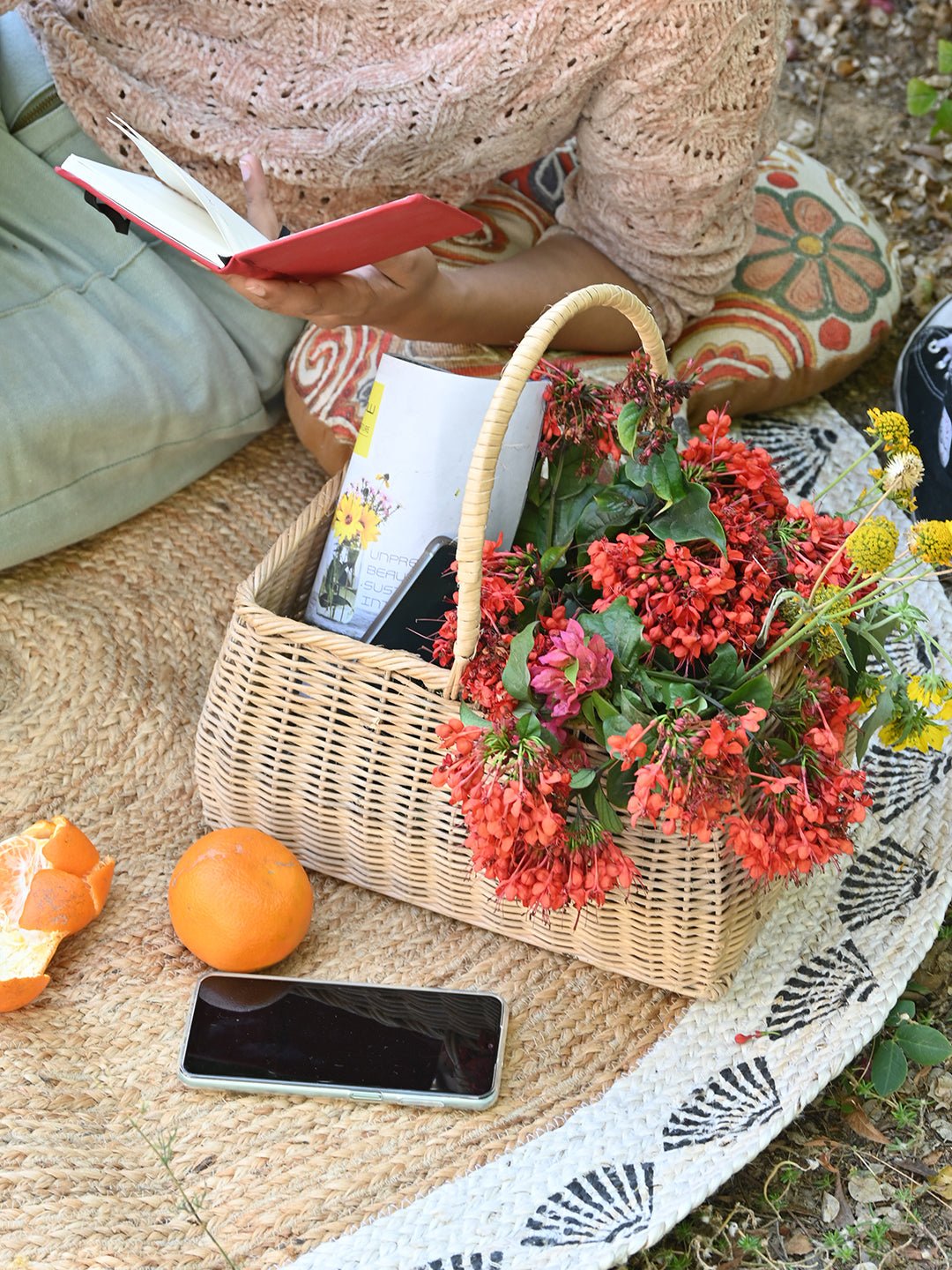 DRACEANA - MULTIPURPOSE JUTE BASKET - ART AVENUE