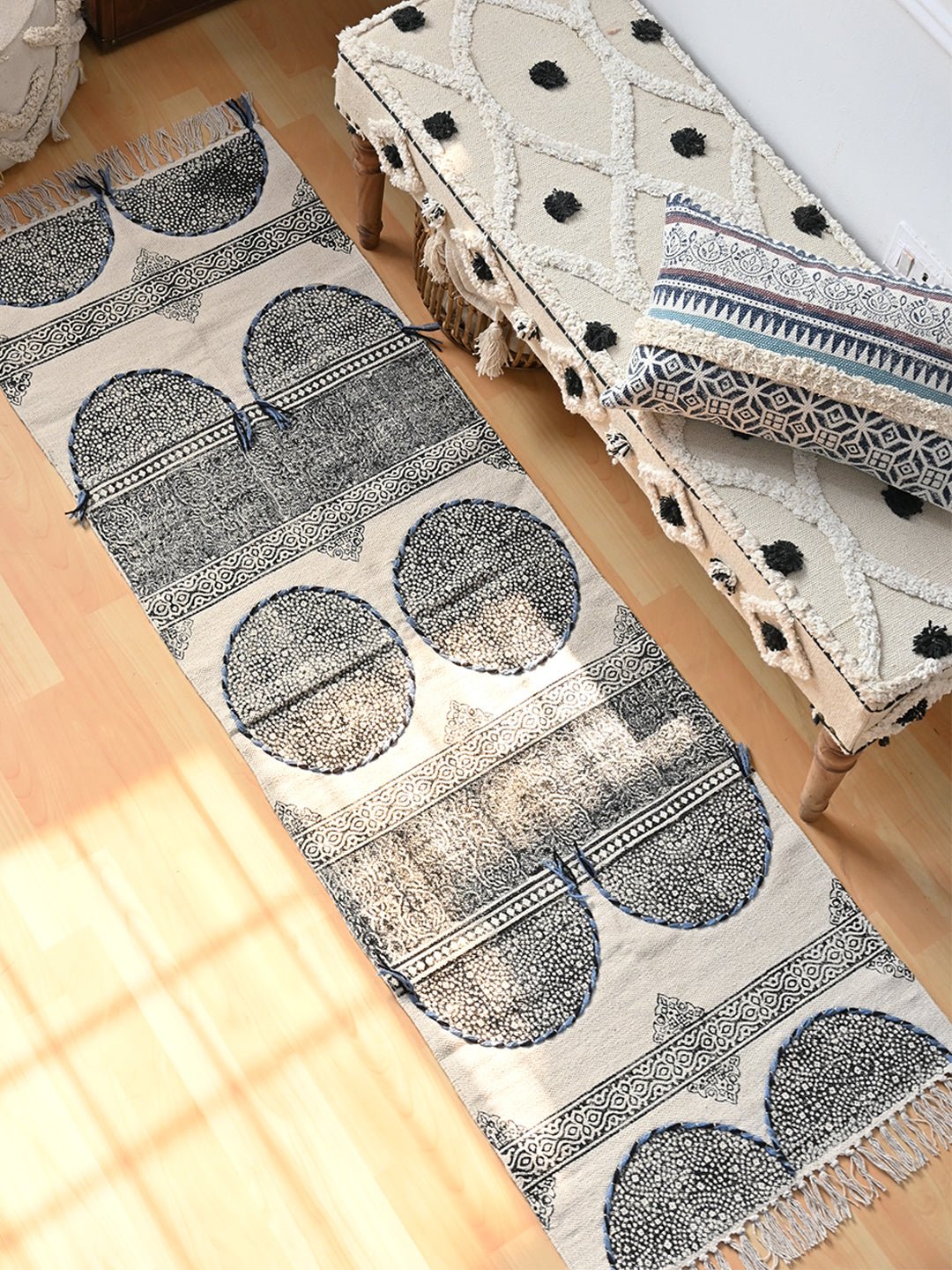 GITEGA - BLOCK PRINTED FLOOR RUNNER - ART AVENUE