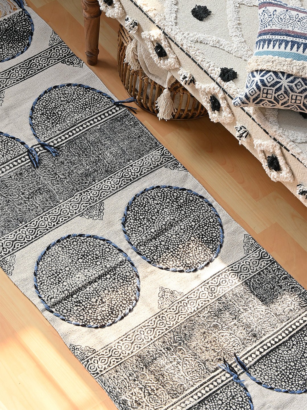 GITEGA - BLOCK PRINTED FLOOR RUNNER - ART AVENUE