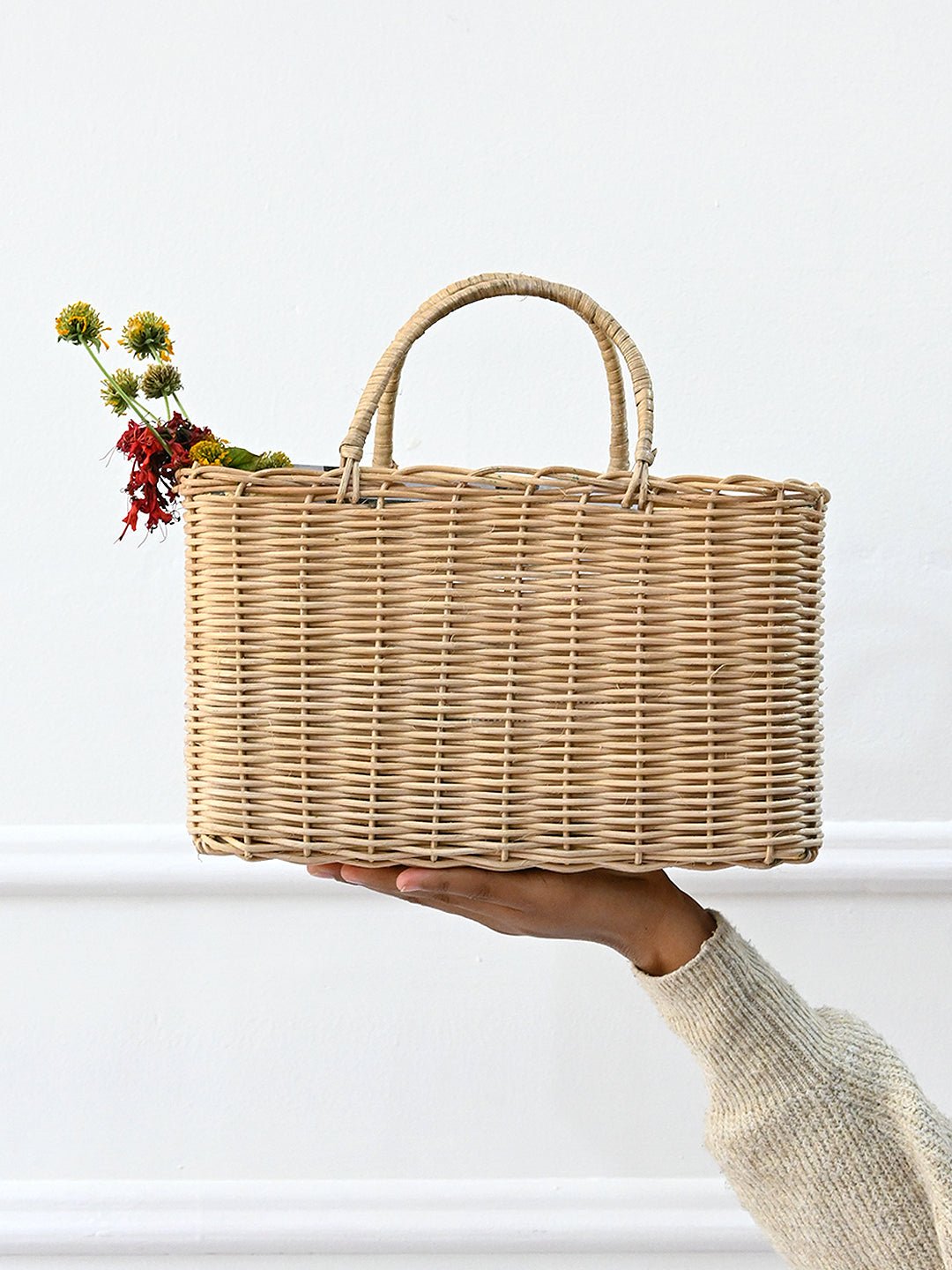 ORCHID -CANING & IRON STRUCTURE TOKRI - ART AVENUE