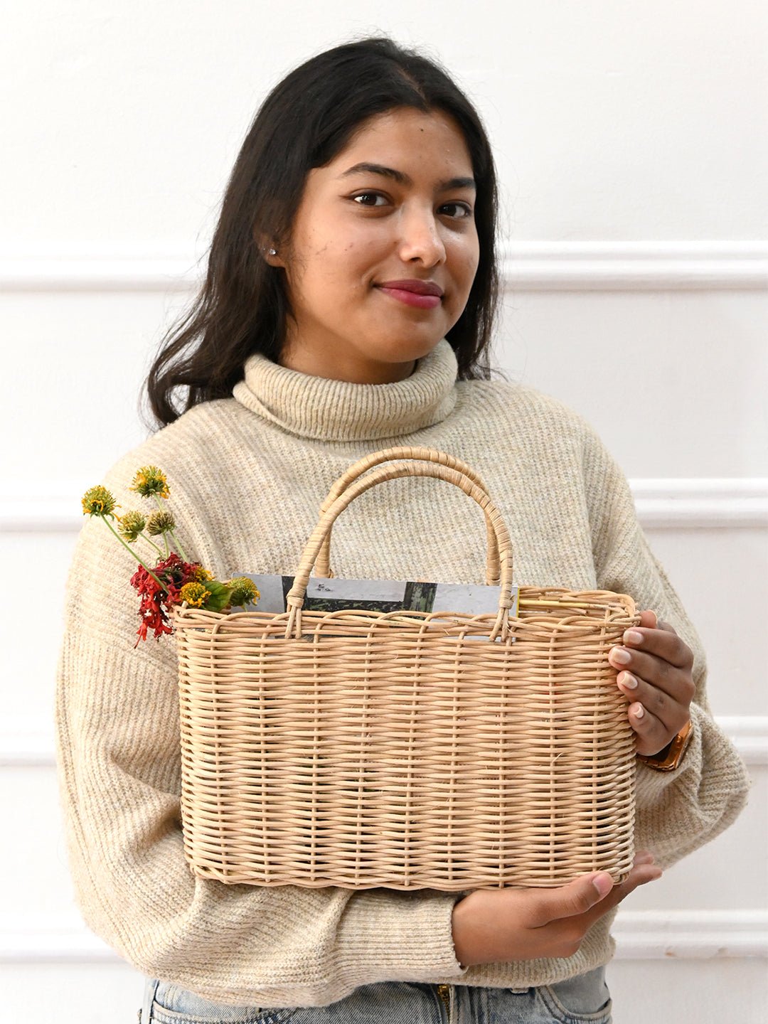 ORCHID -CANING & IRON STRUCTURE TOKRI - ART AVENUE