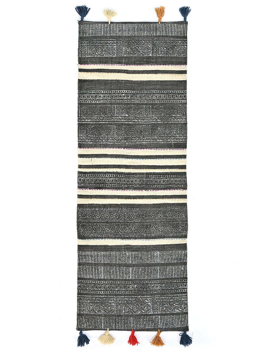 CAMILO-BLOCK PRINTED FLOOR RUNNER - ART AVENUE