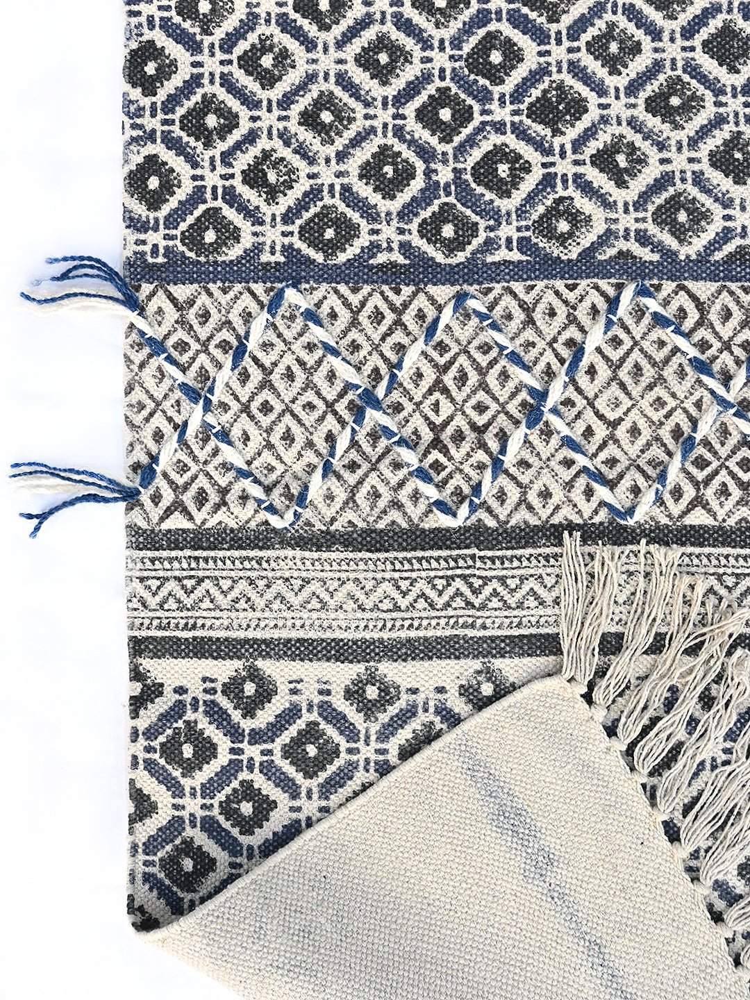 DOWNTOWN - BLOCK PRINTED FLOOR RUNNER - ART AVENUE