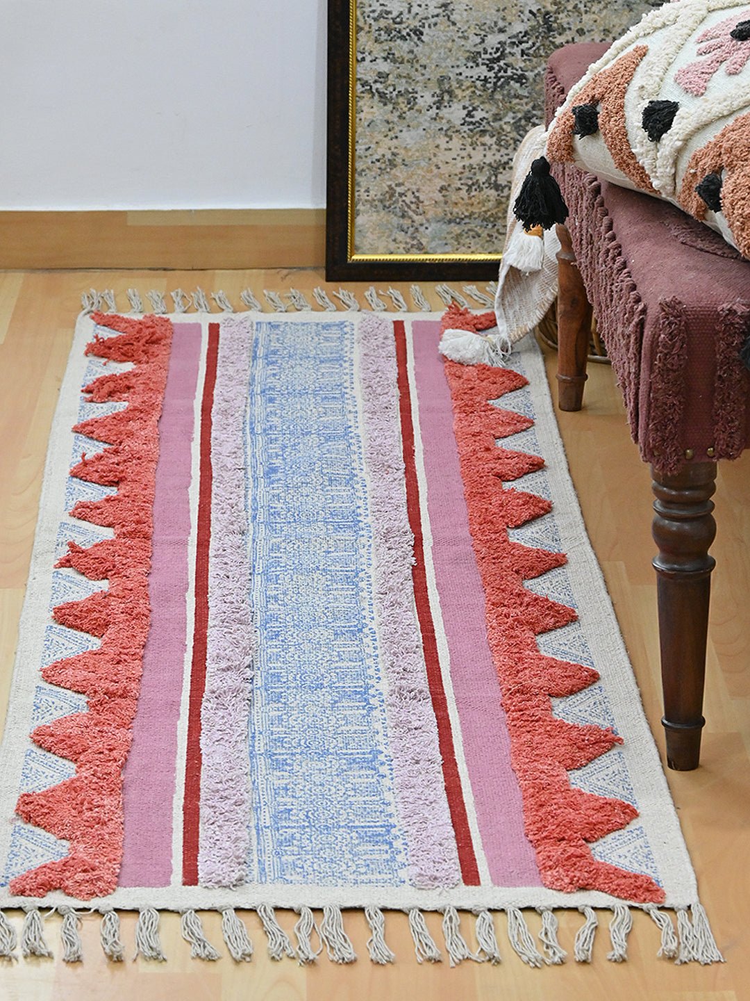 JULIETTE- BLOCK PRINTED FLOOR RUNNER - ART AVENUE