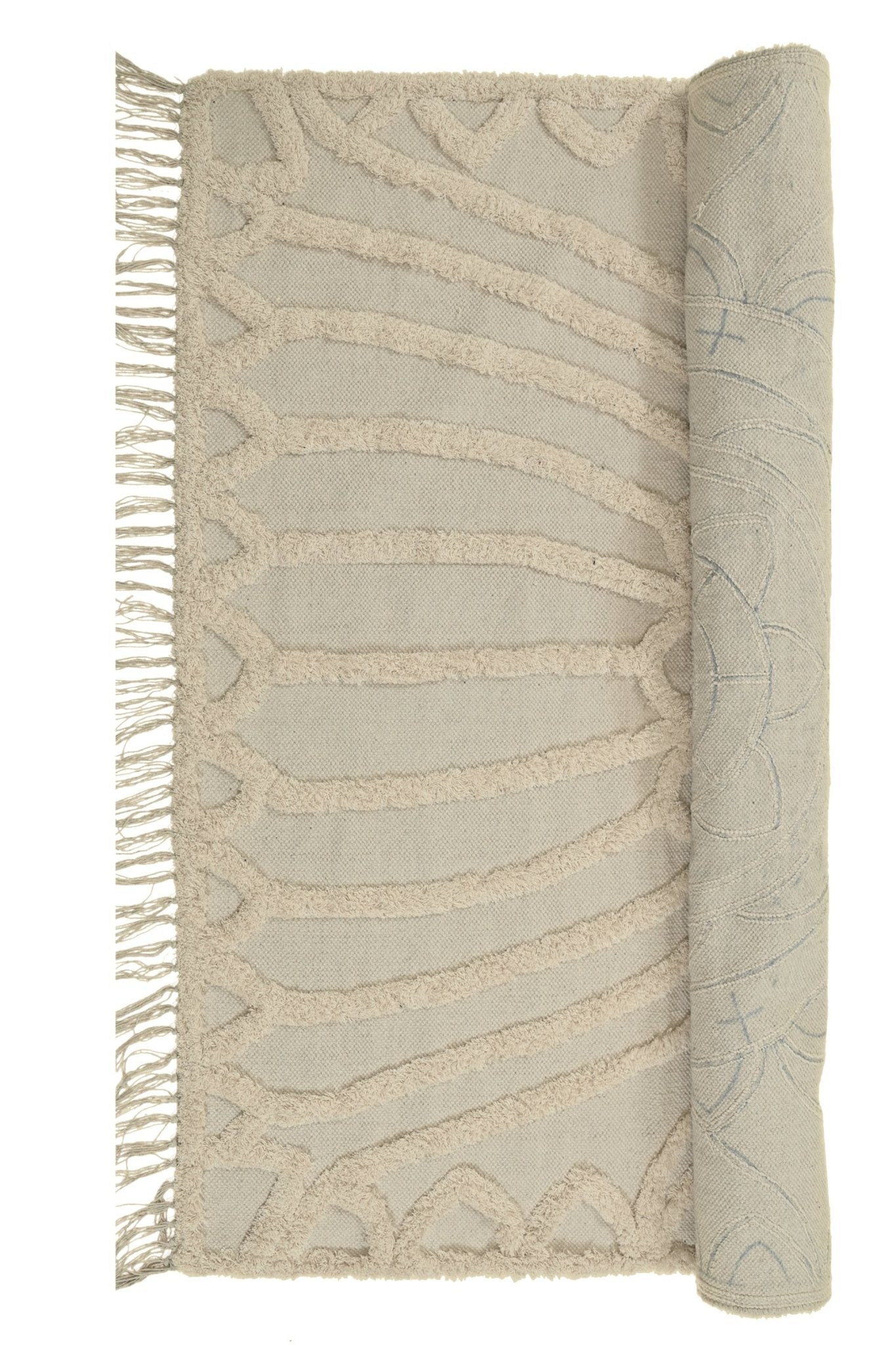 INDIANA - HAND EMBROIDERED COTTON RUG - ART AVENUE