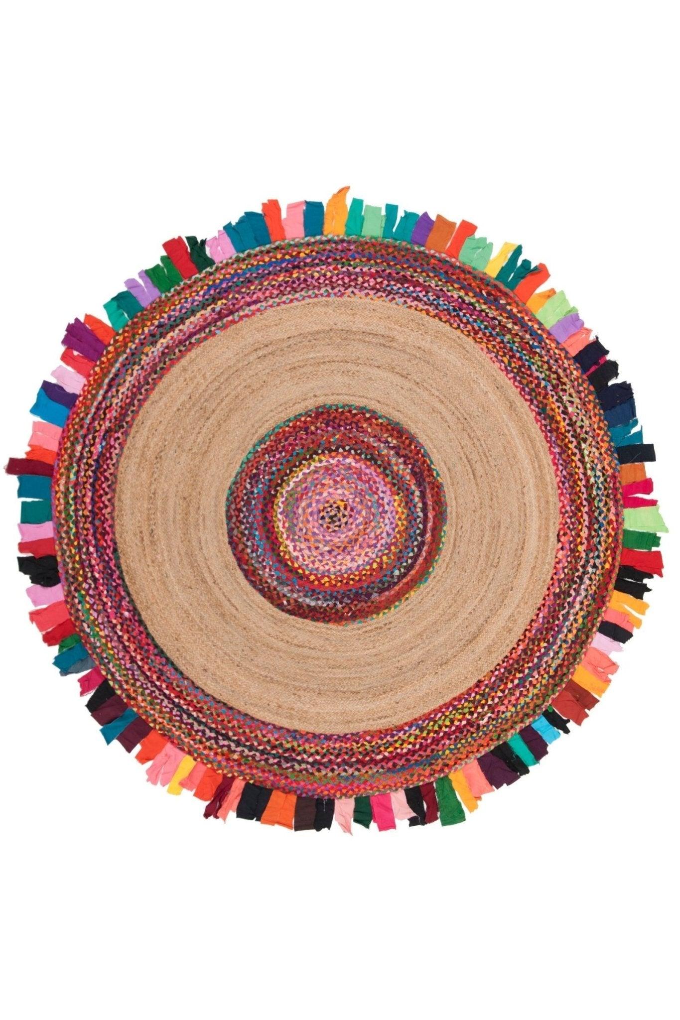 ALACIA - ROUND JUTE RUG - ART AVENUE