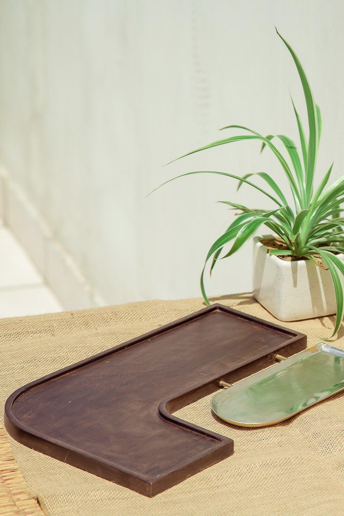 ARCUS WOOD PLATTER - ART AVENUE