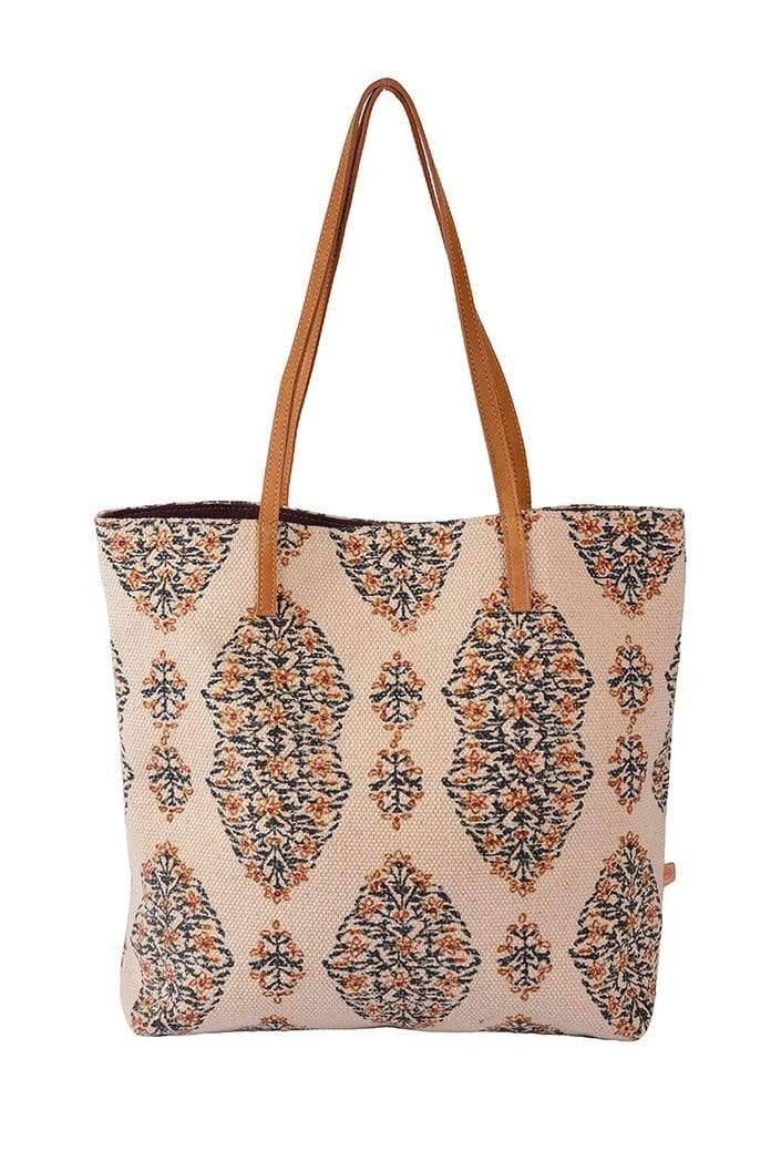 ARMENIA - BLOCK PRINTED TOTE BAG - ART AVENUE