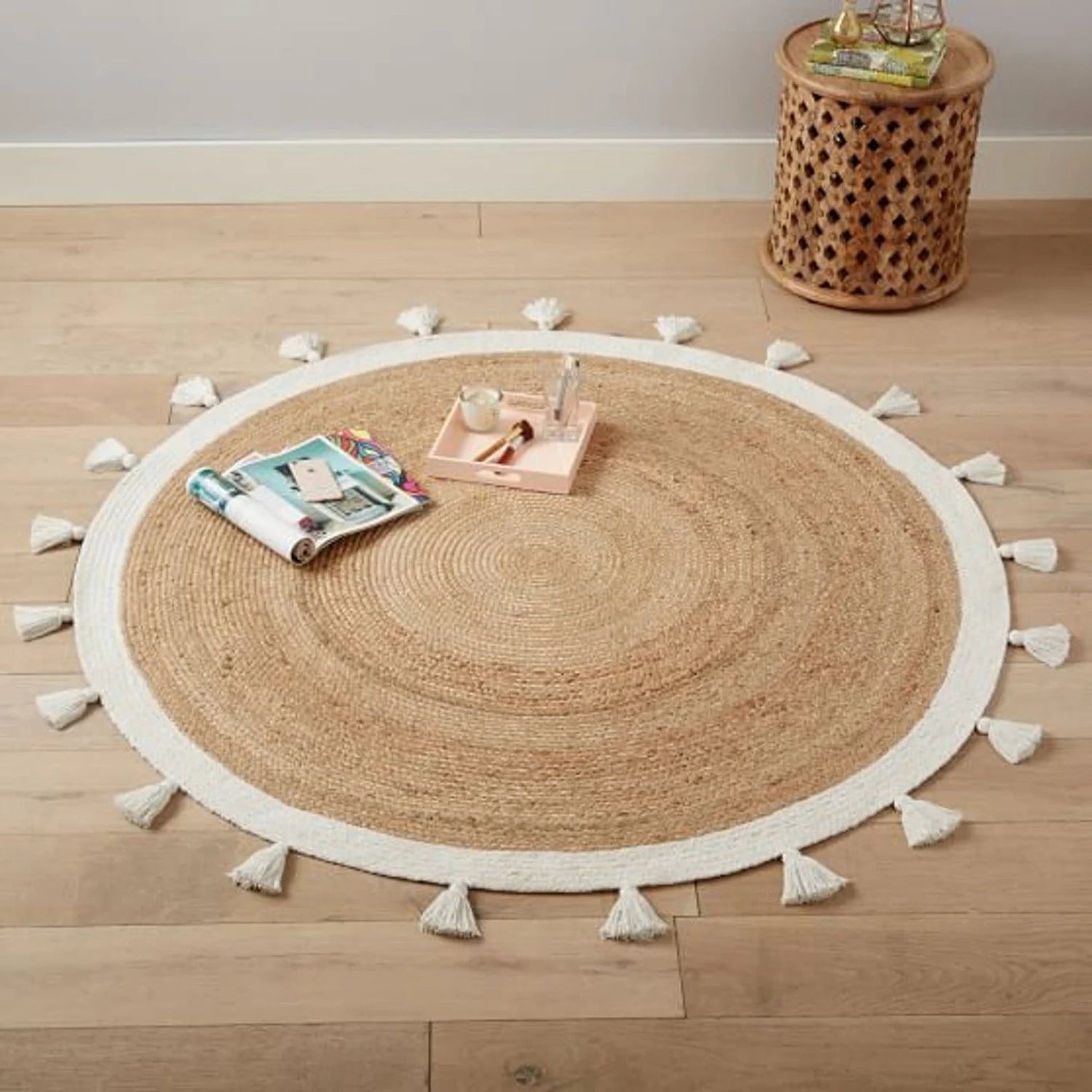 ASTRO - ROUND JUTE RUG - ART AVENUE