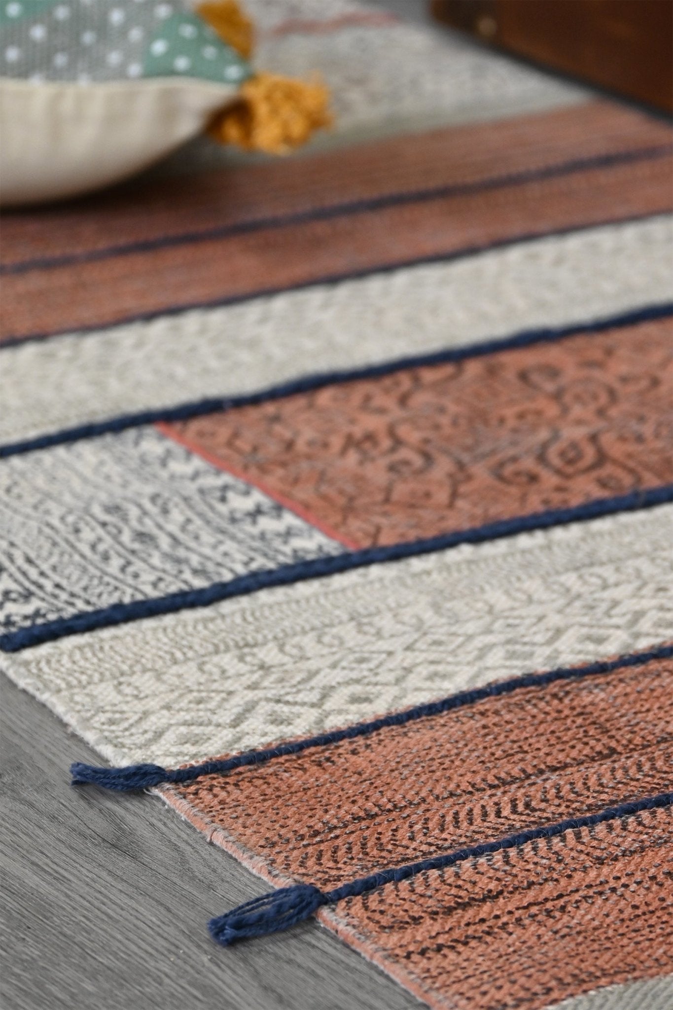 AURORA - BLOCK PRINTED FLOOR RUNNER - ART AVENUE