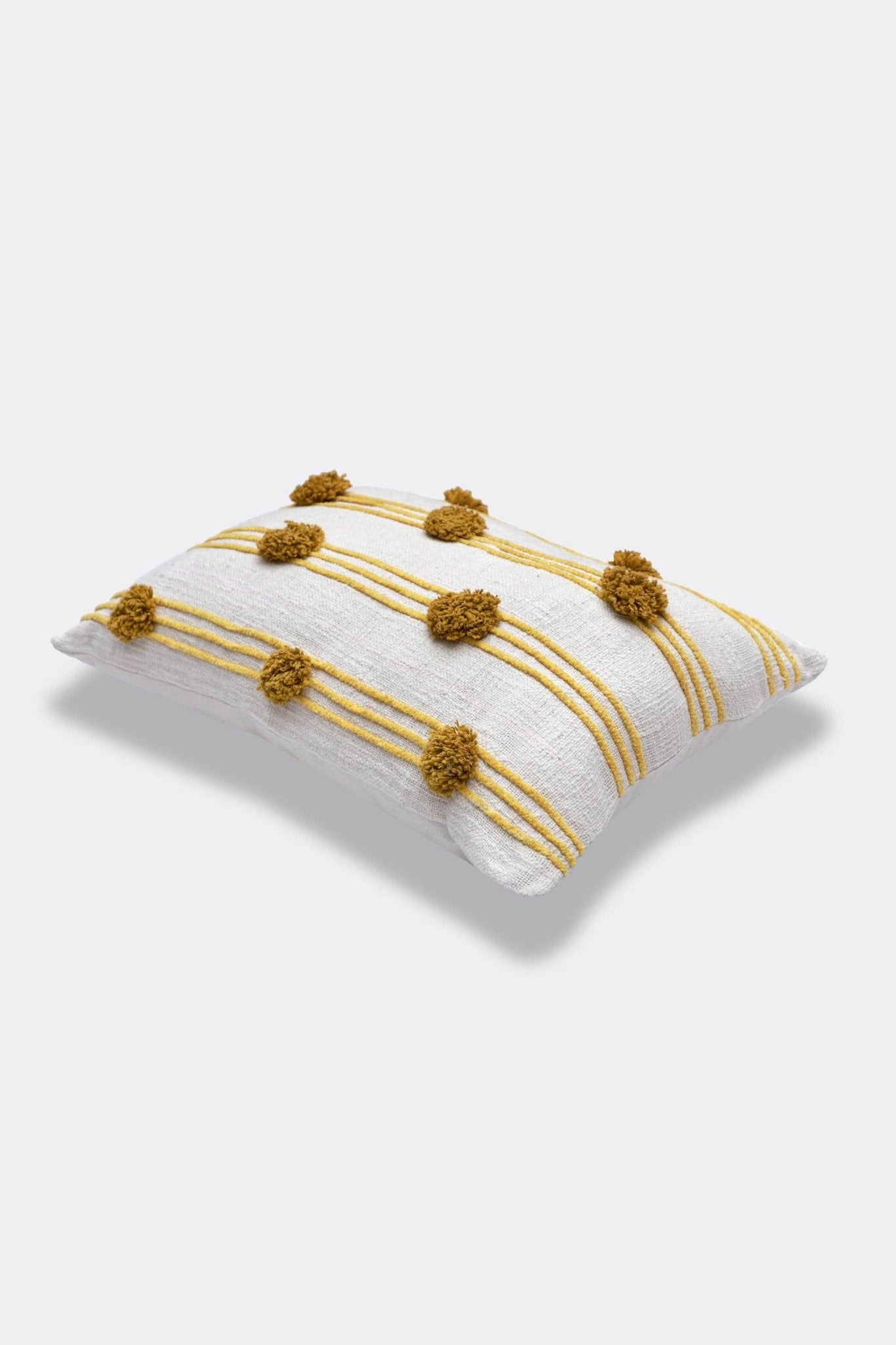 BALTIMORE - LUMBAR CUSHION COVER - MUSTARD - ART AVENUE