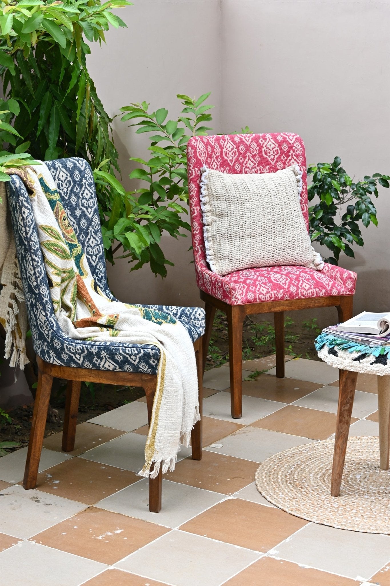 BERJALIN PRINTED CHAIR - 4 Colors - ART AVENUE