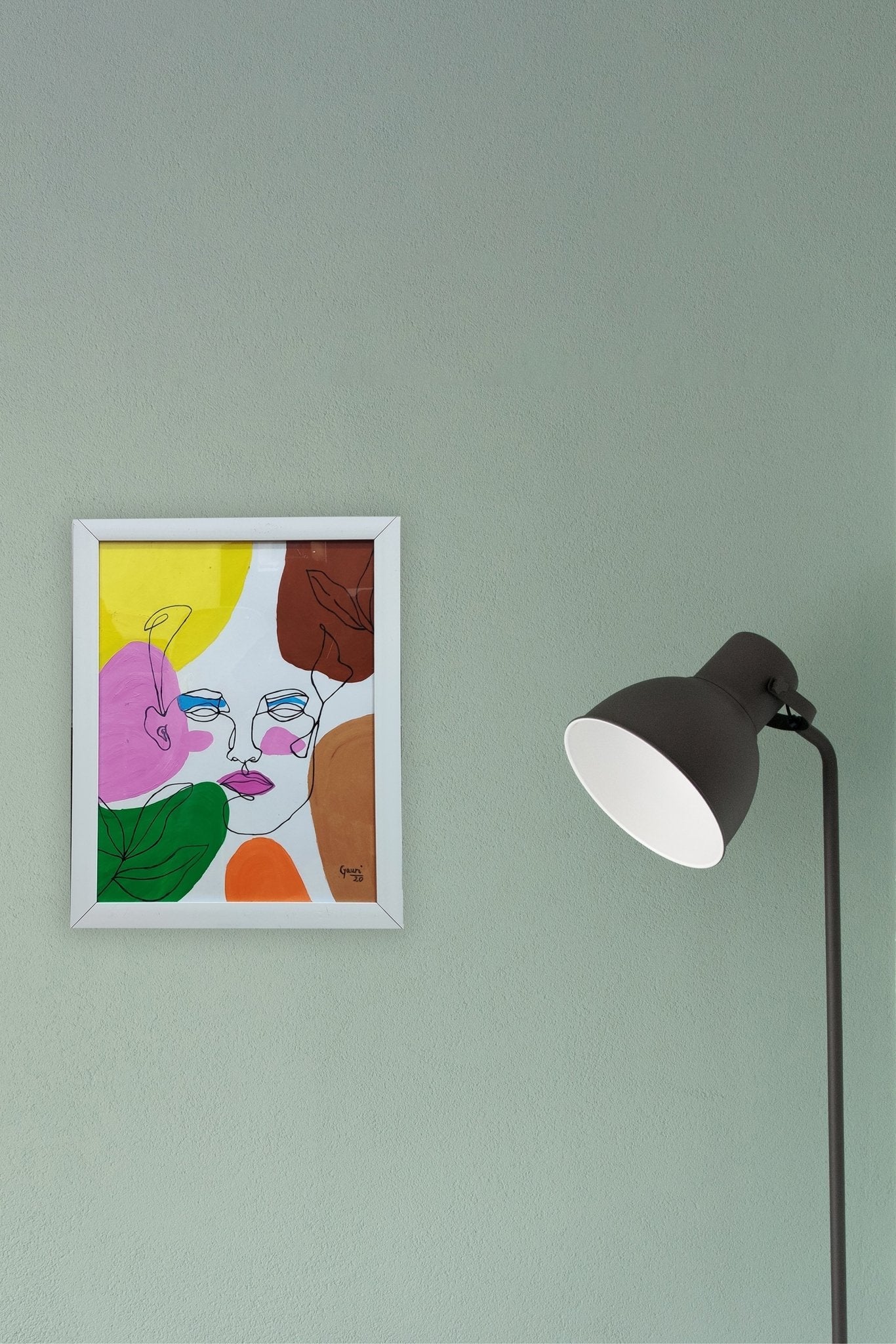 BOHEMIAN NEUTRAL 2 PAINTING - 12" x 15 " - ART AVENUE