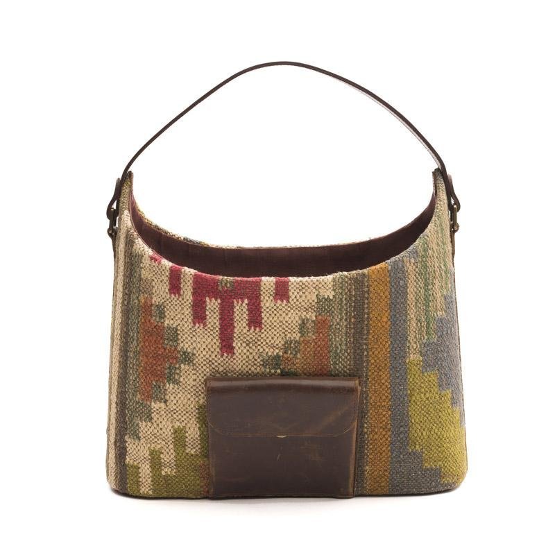 BRANDON- KILIM BASKET - ART AVENUE
