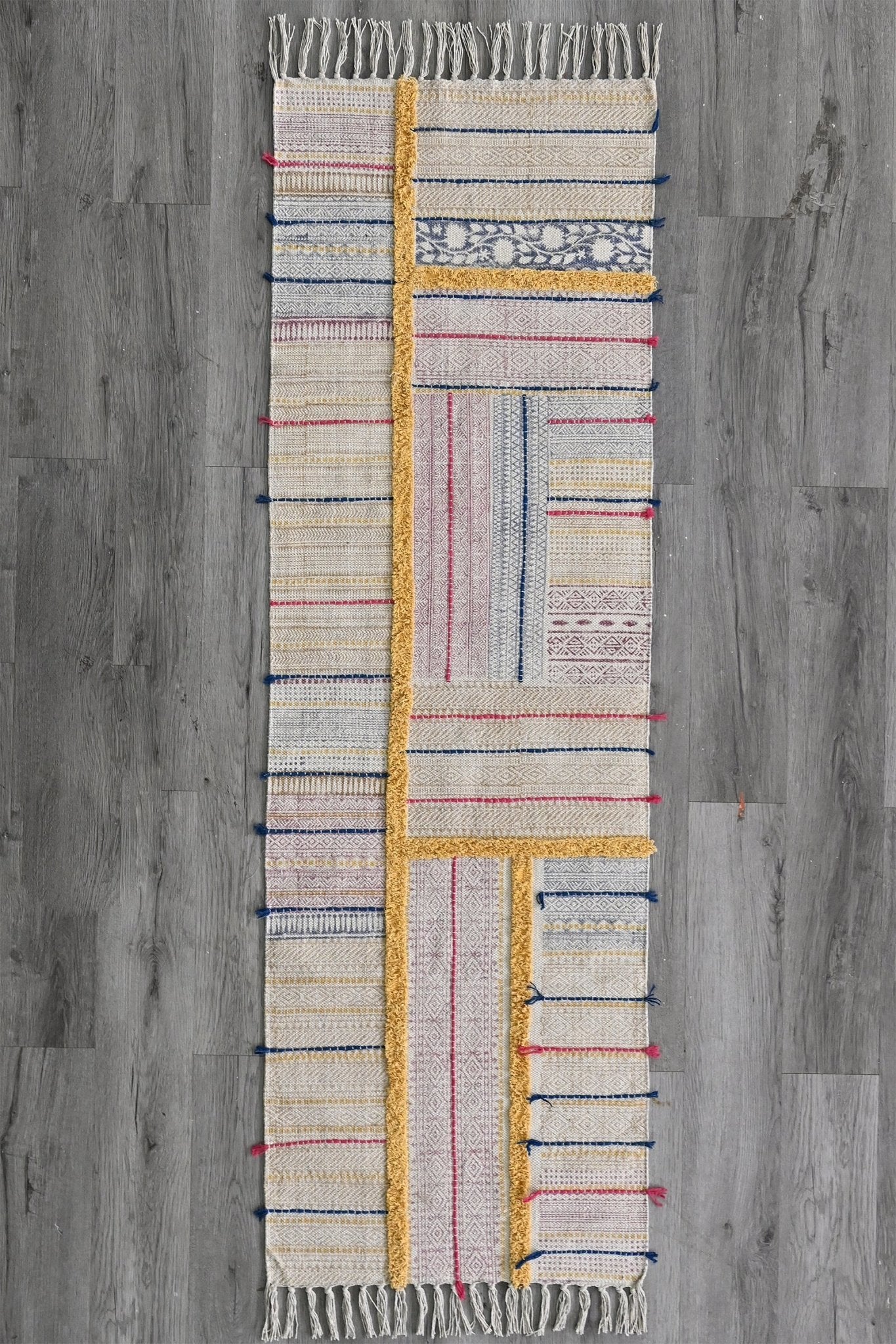 CALLUM - BLOCK PRINTED FLOOR RUNNER - ART AVENUE
