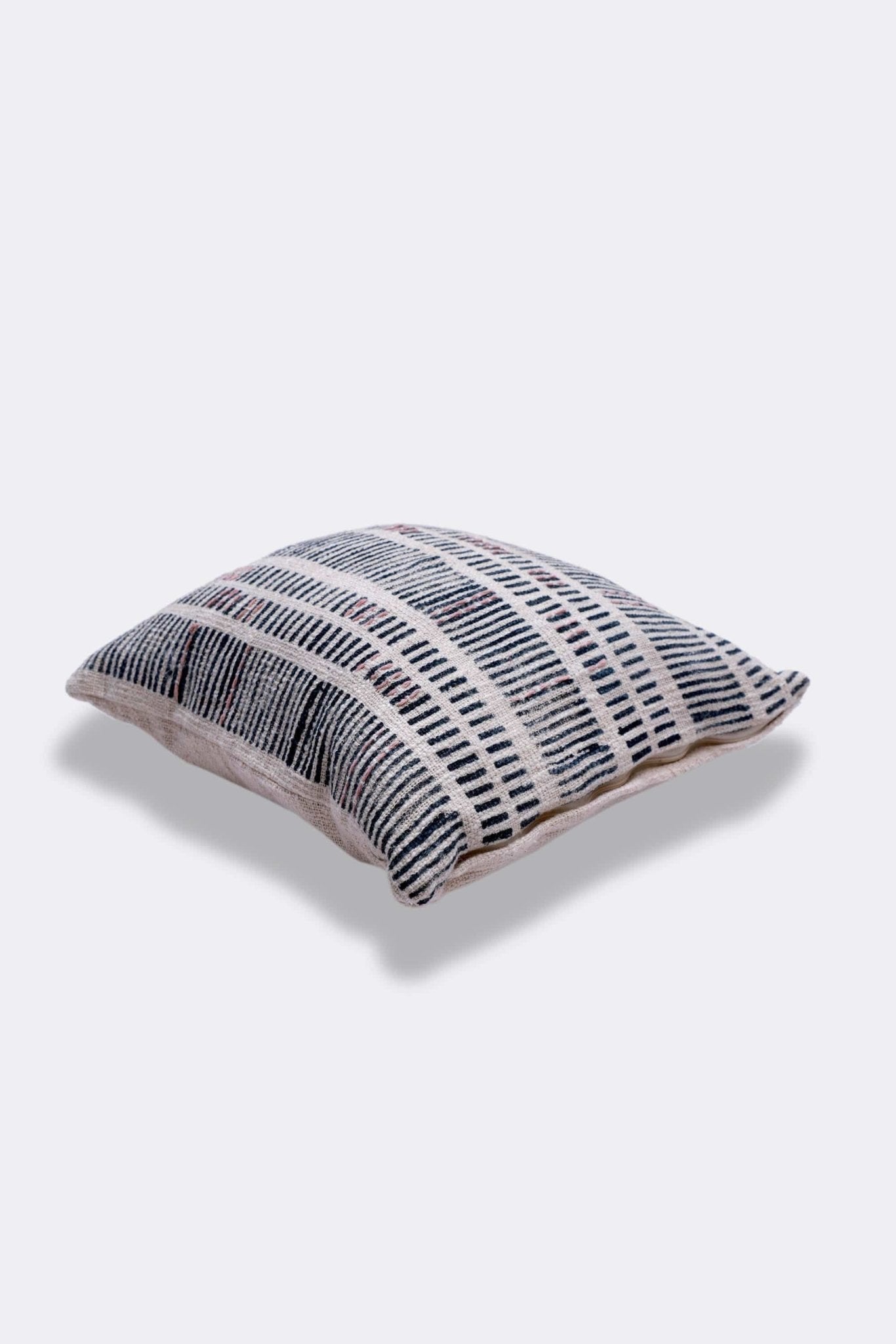 CARDIFF - SQUARE CUSHION COVER - BLACK - ART AVENUE