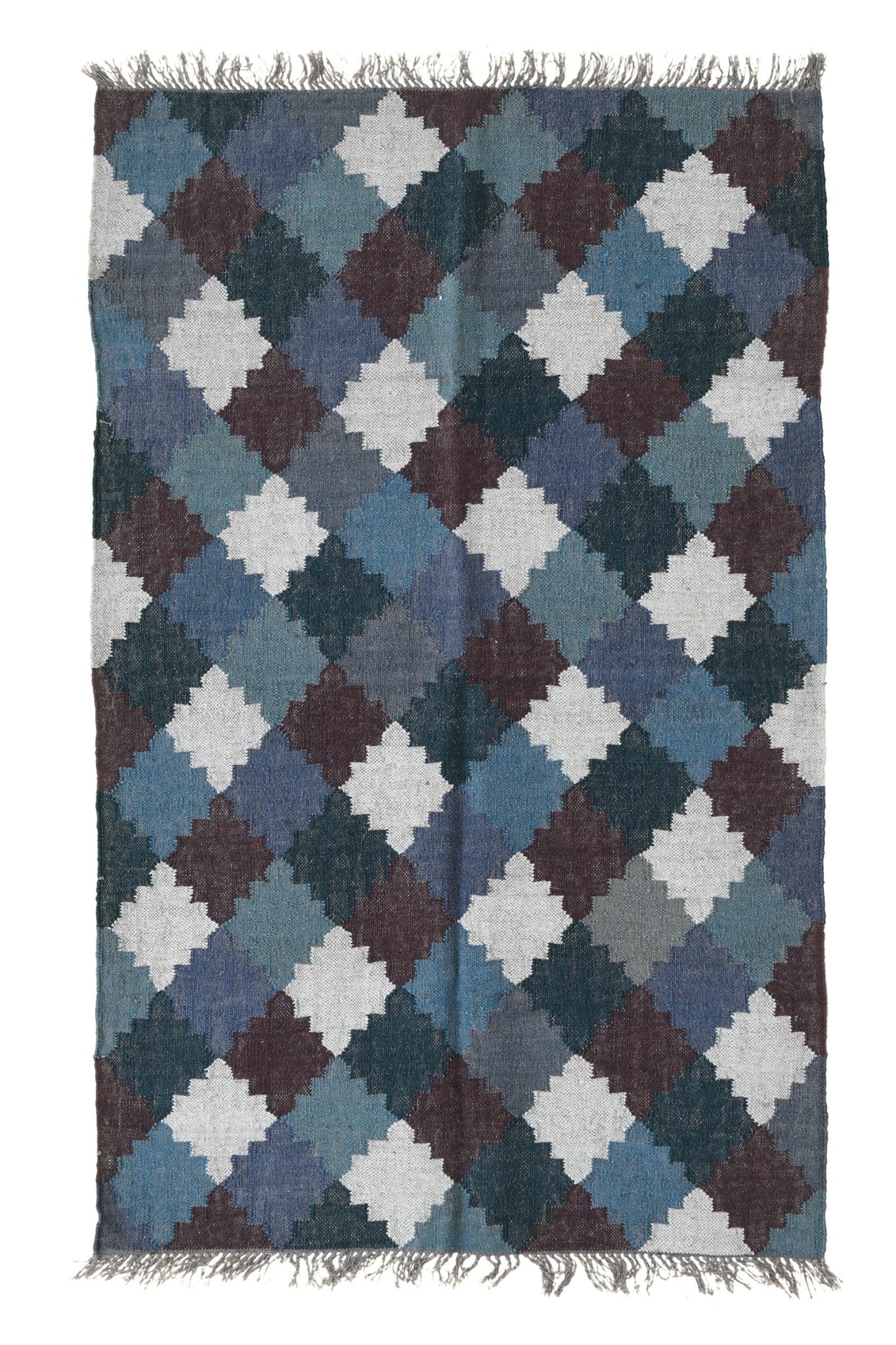Charlotte handwoven kilim rug — multicolour handmade in Jaipur