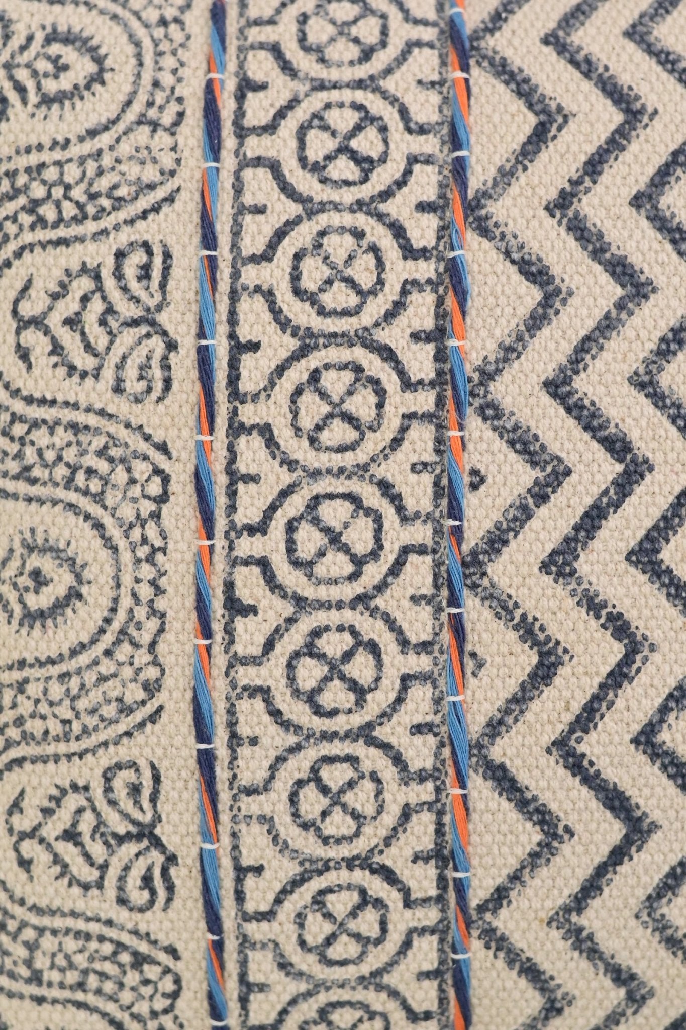 CLIFFORD - SQUARE CUSHION COVER - BLUE - ART AVENUE